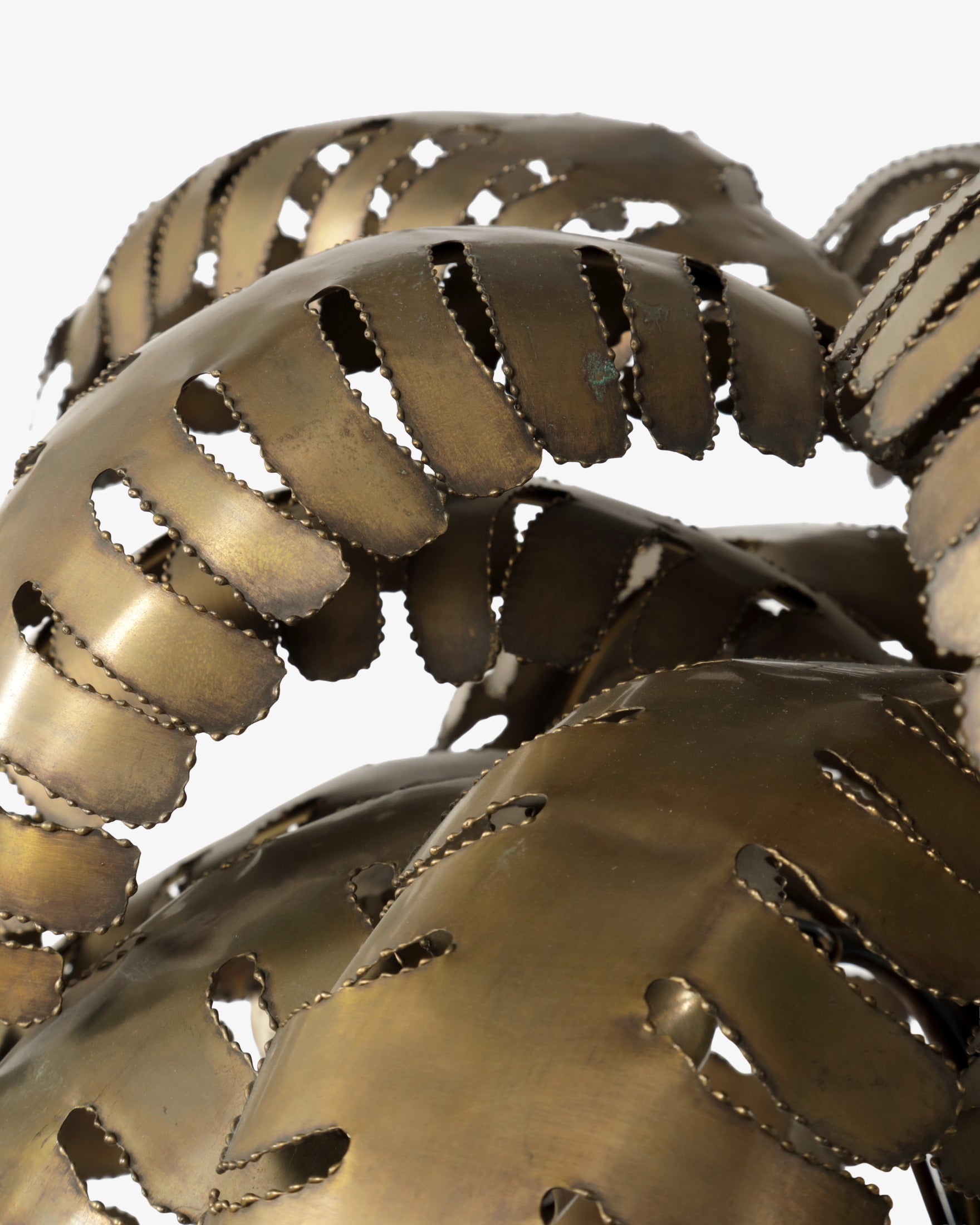 Palm-shaped floor lamp attributed to Maison Jansen 1970