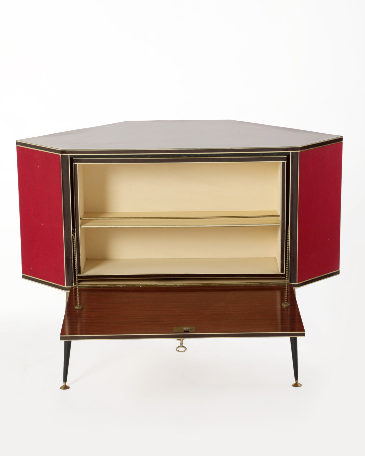 Mobile bar diamante rosso anni 60