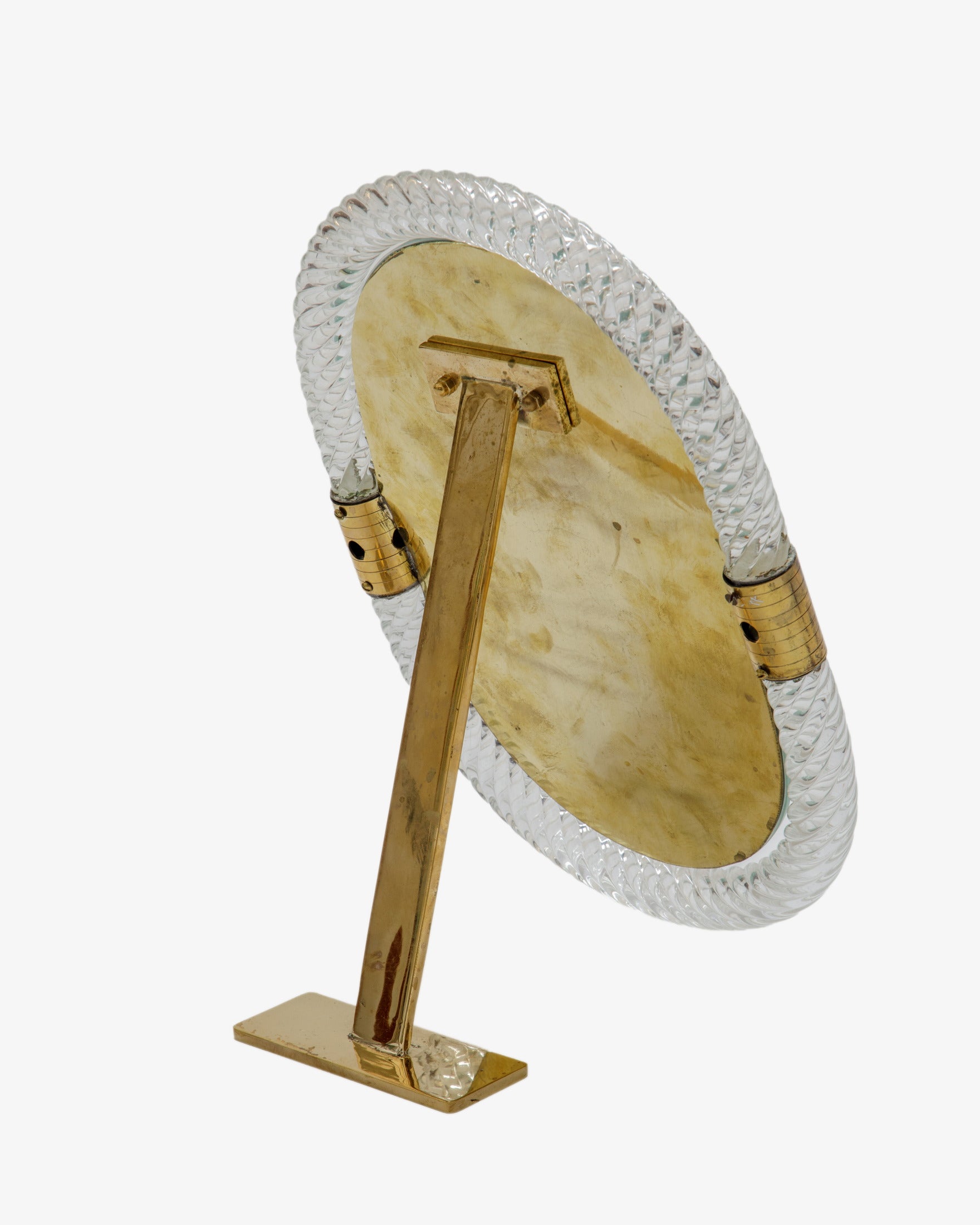Murano glass table mirror from the 1960s