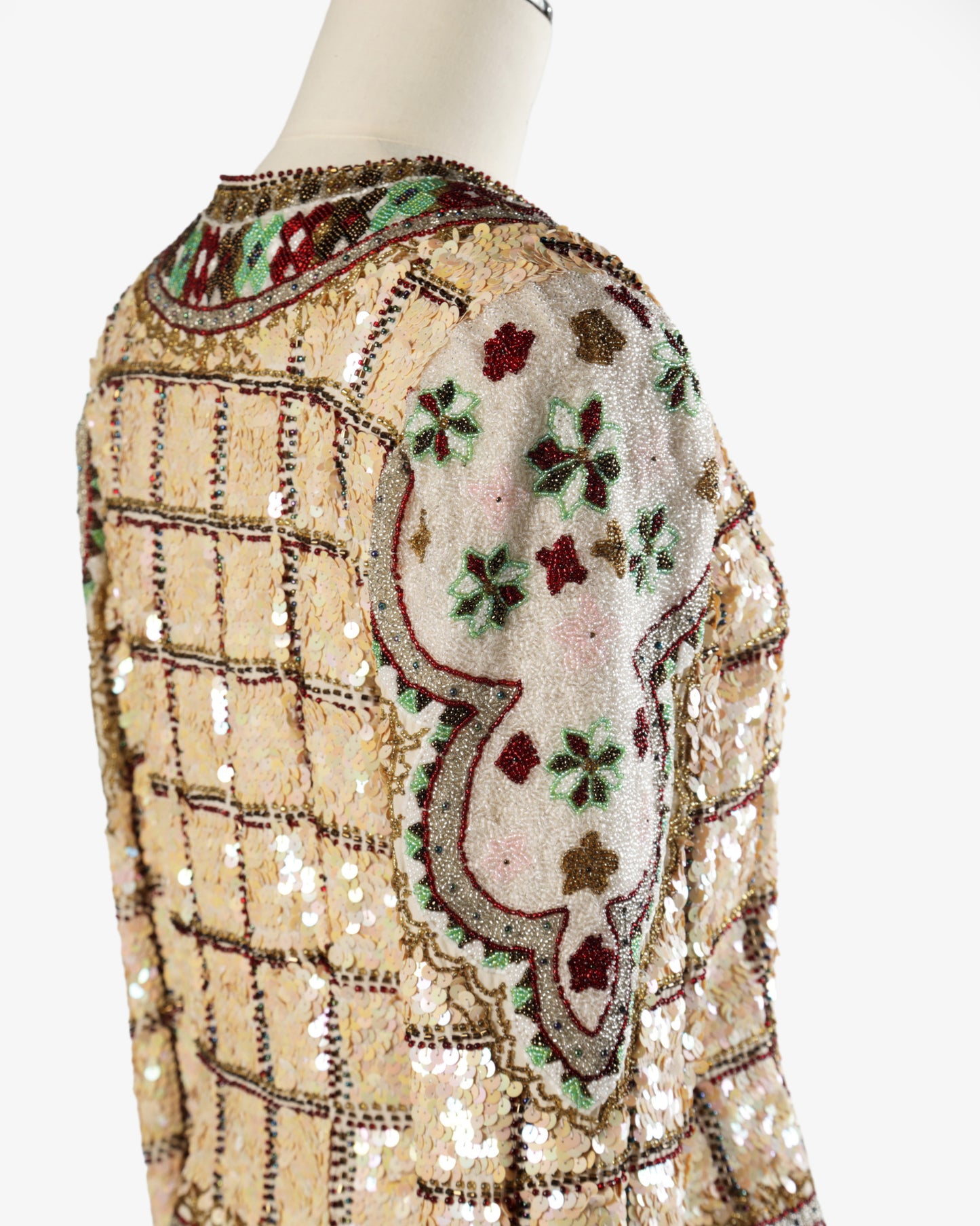 Giacca paillettes Egon von Furstenberg anni 80