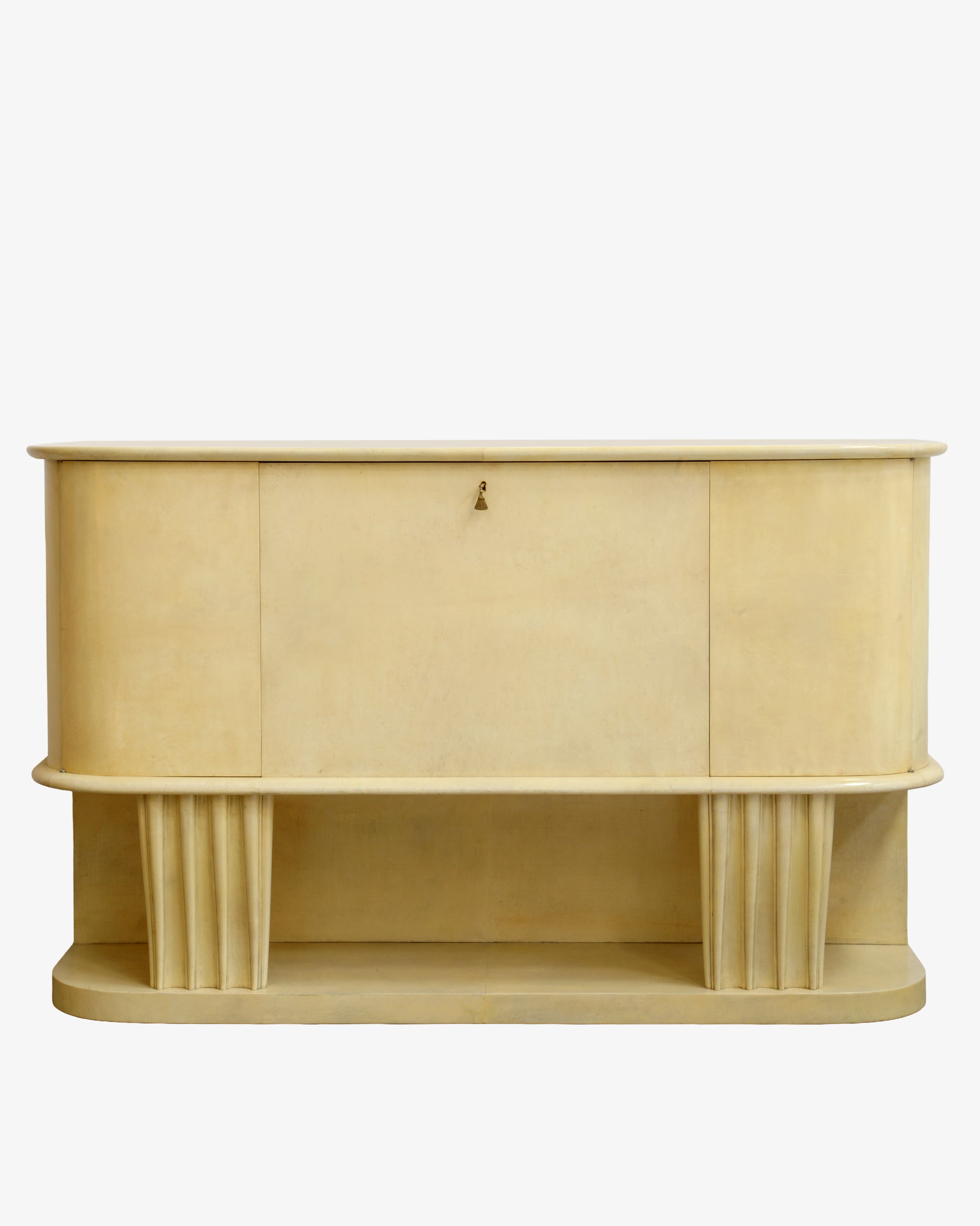 Parchment mobile bar Osvaldo Borsani circa 1940