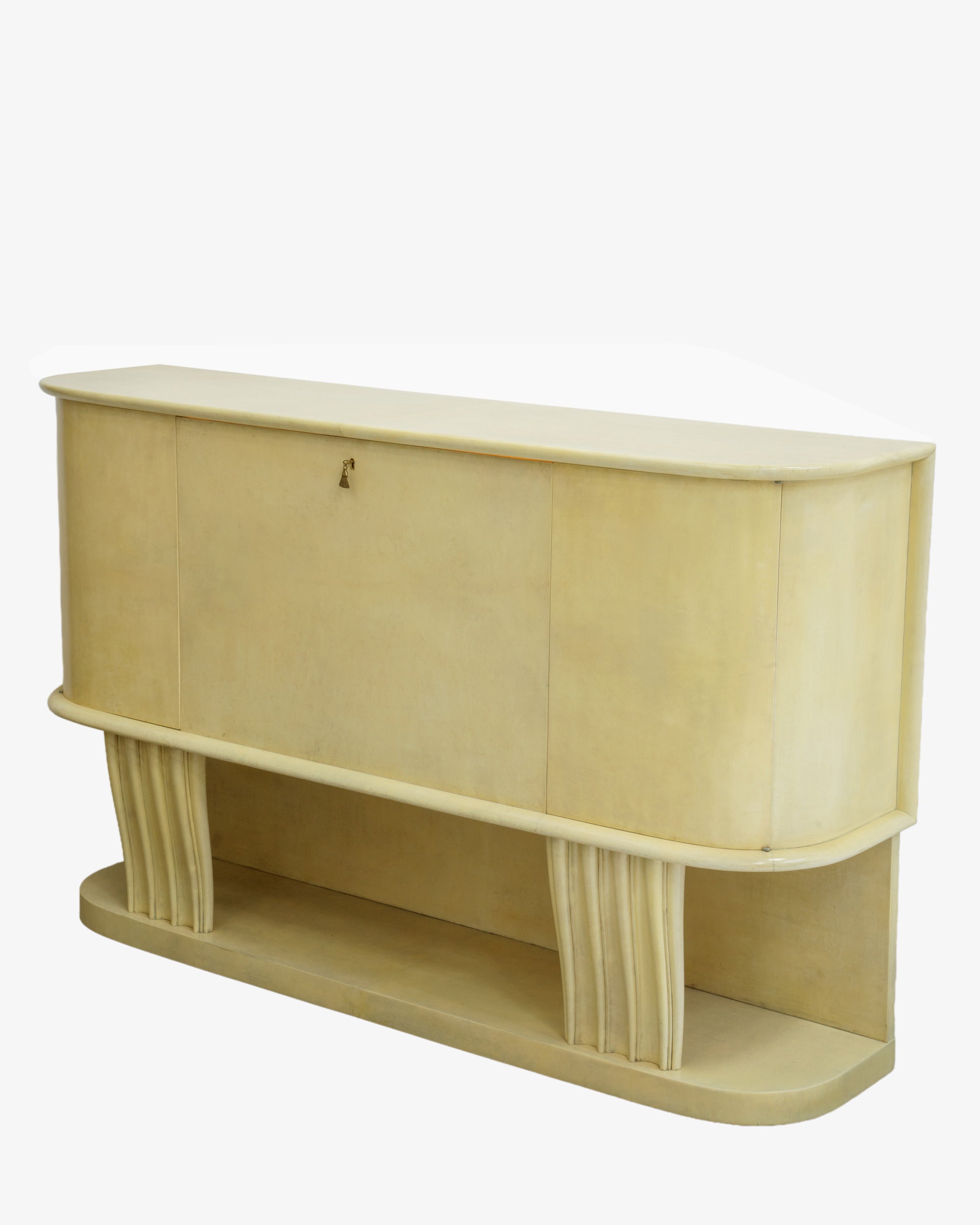 Parchment mobile bar Osvaldo Borsani circa 1940
