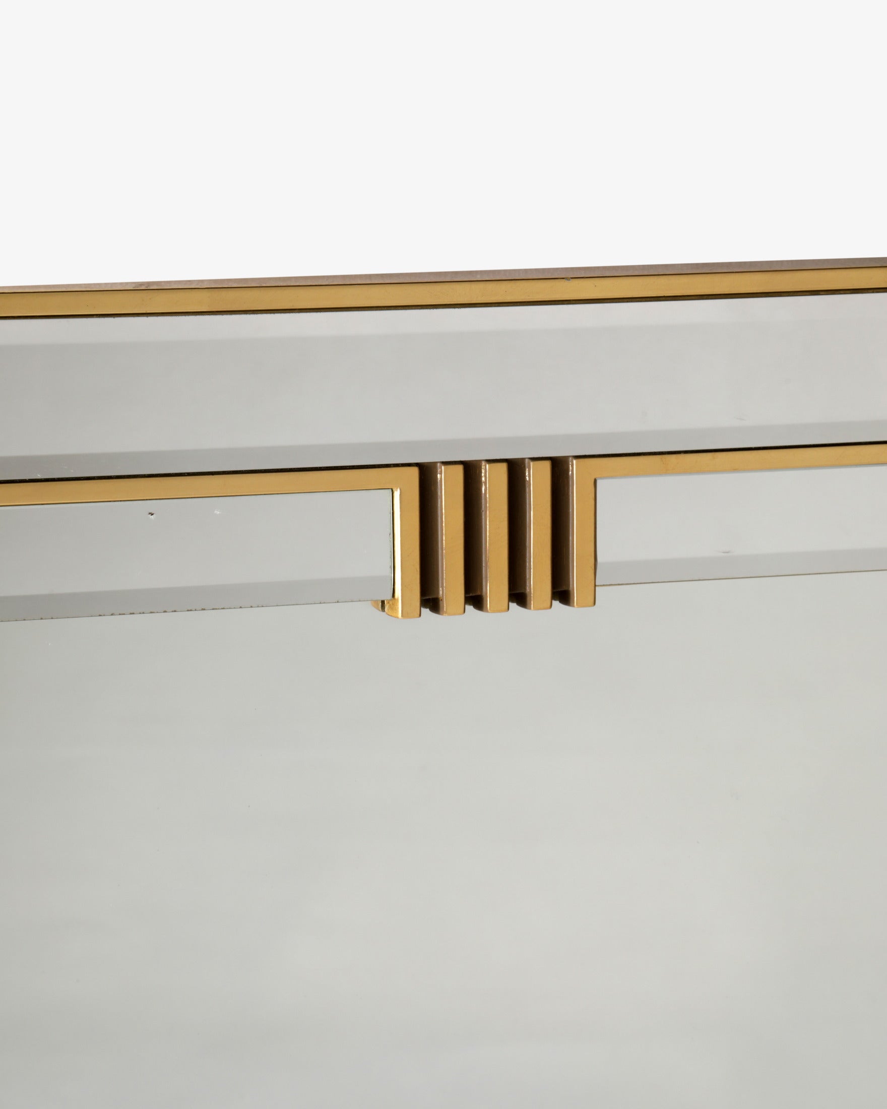 Bevelled Belgian mirror from the 70s