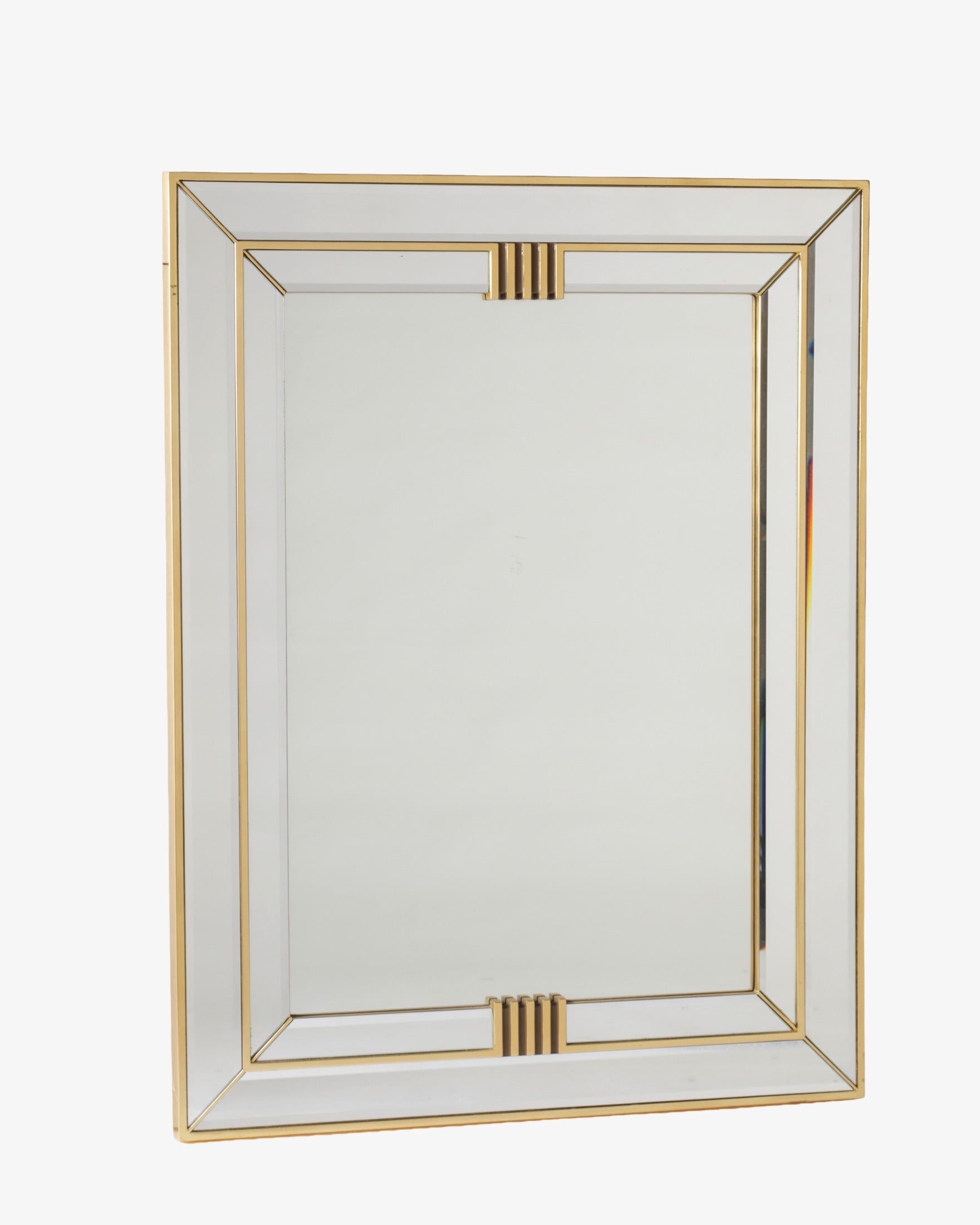 Bevelled Belgian mirror from the 70s