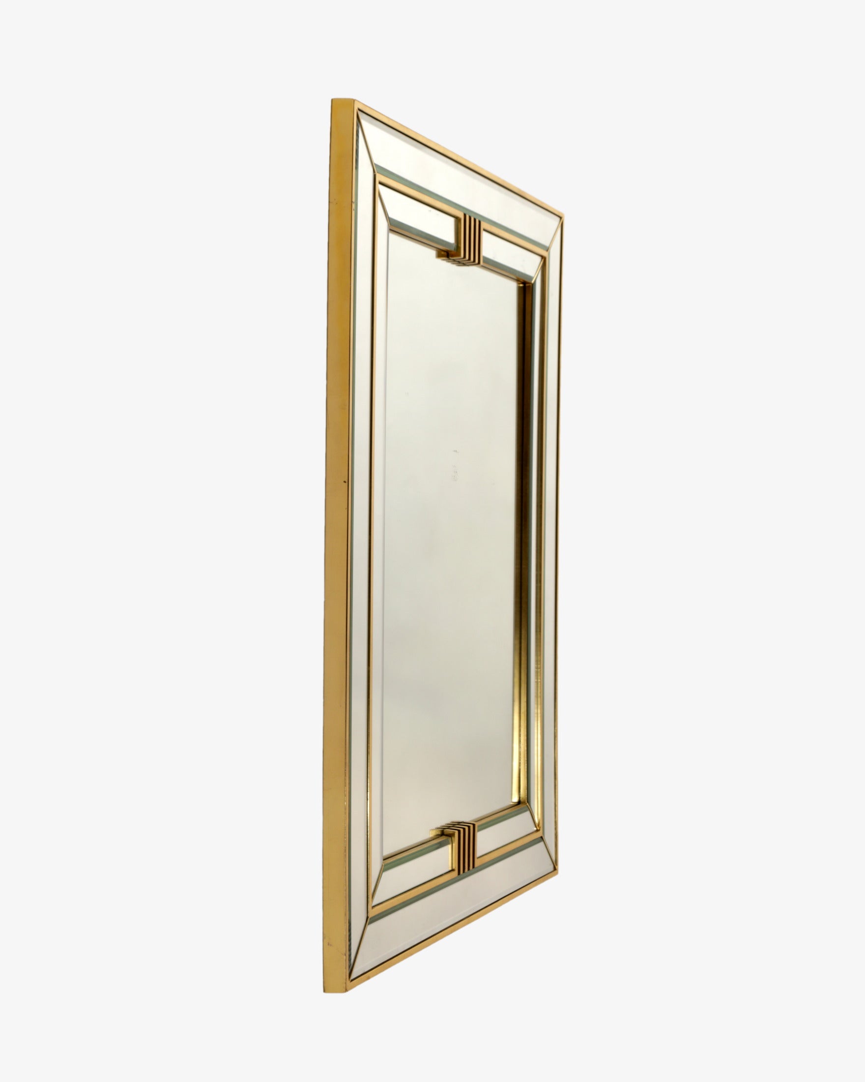 Bevelled Belgian mirror from the 70s