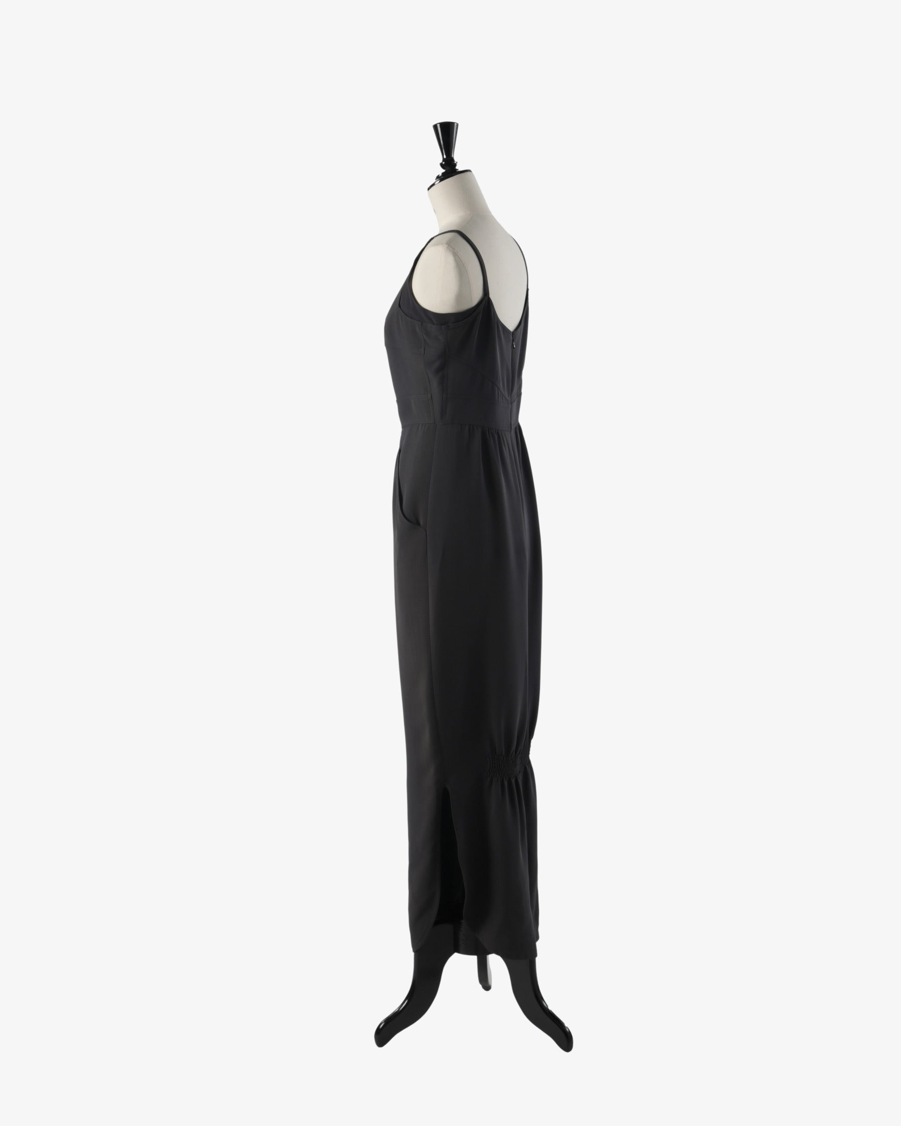 Fendi long dress with straps and fitted line