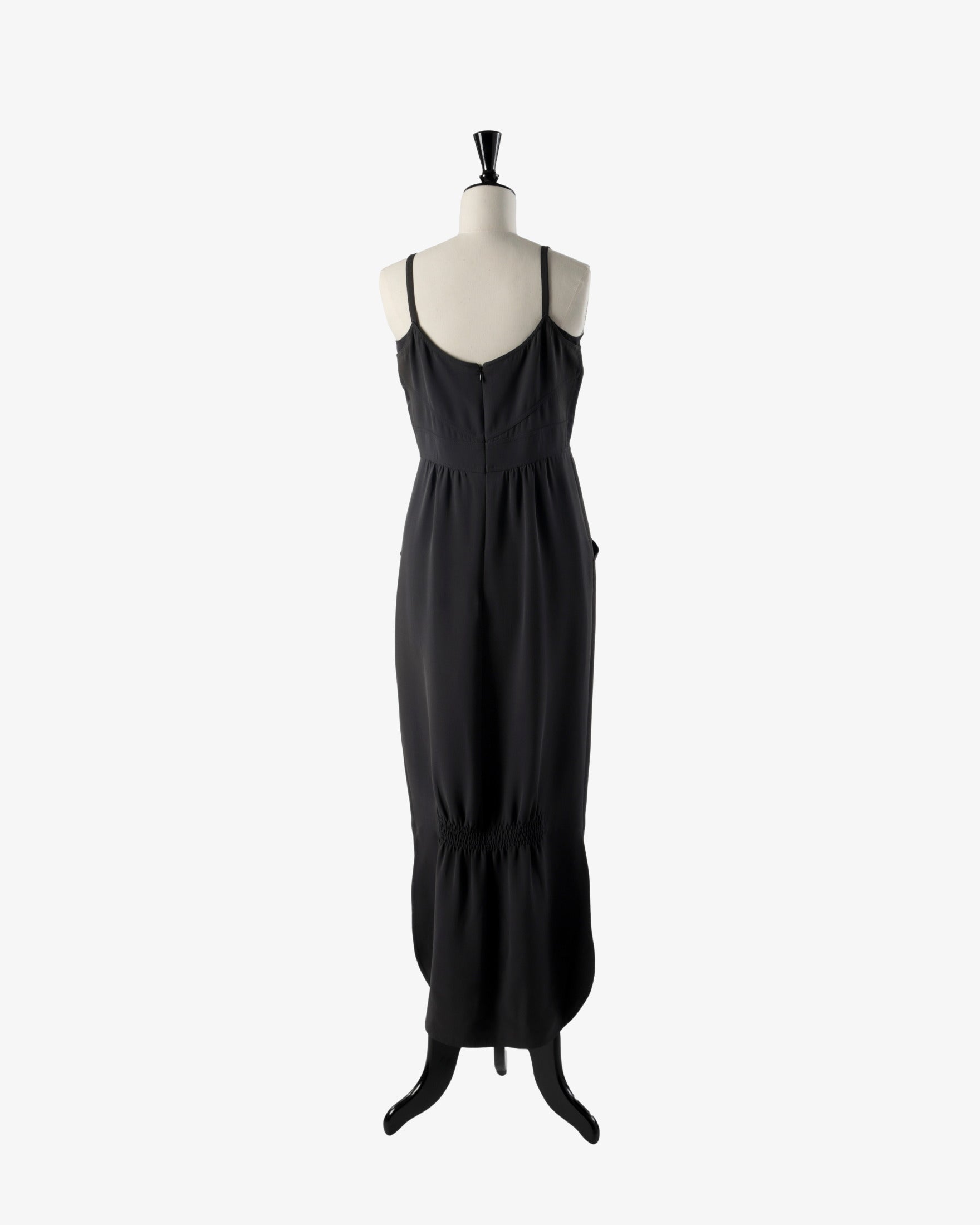 Fendi long dress with straps and fitted line