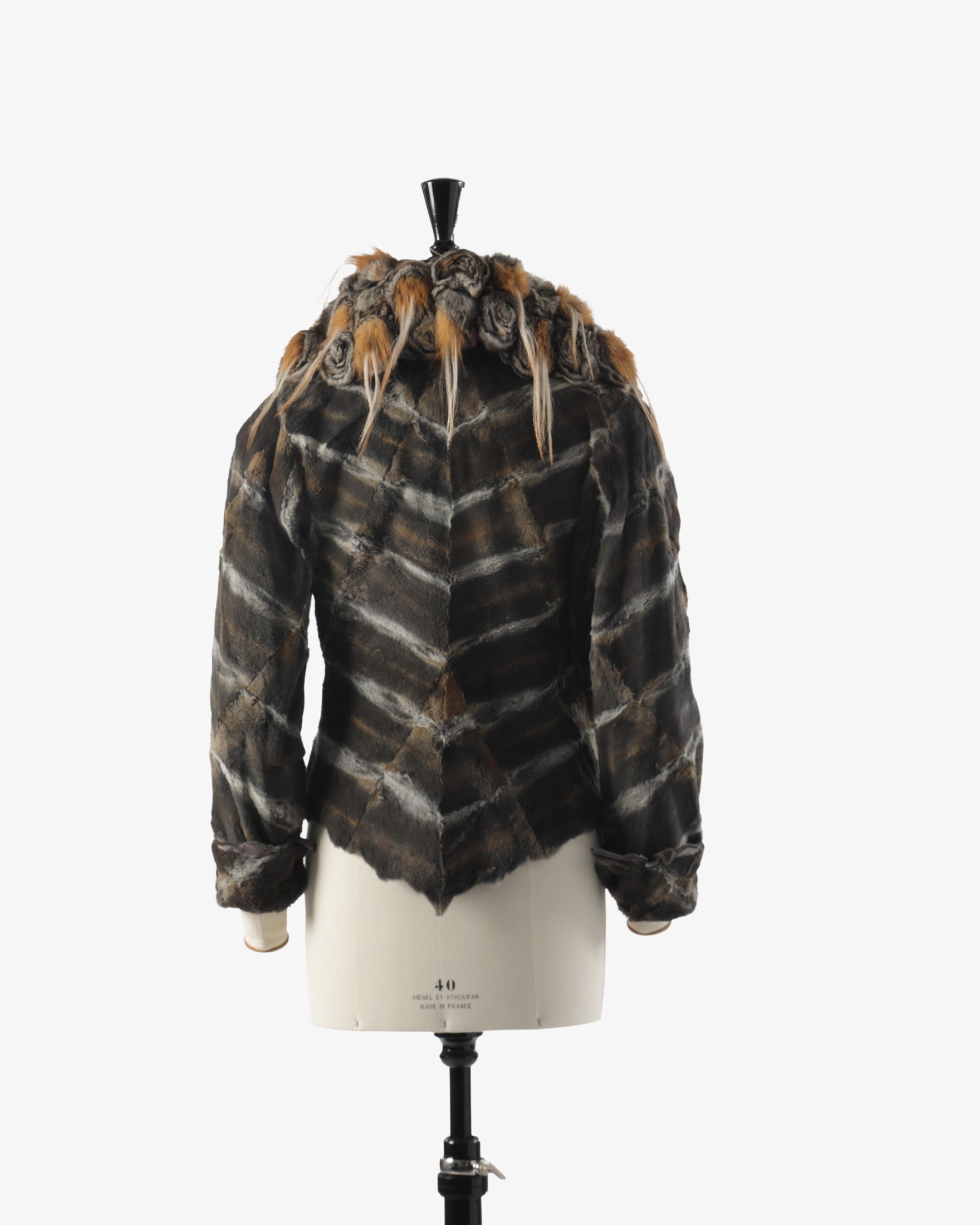 Fendi weasel shaved jacket