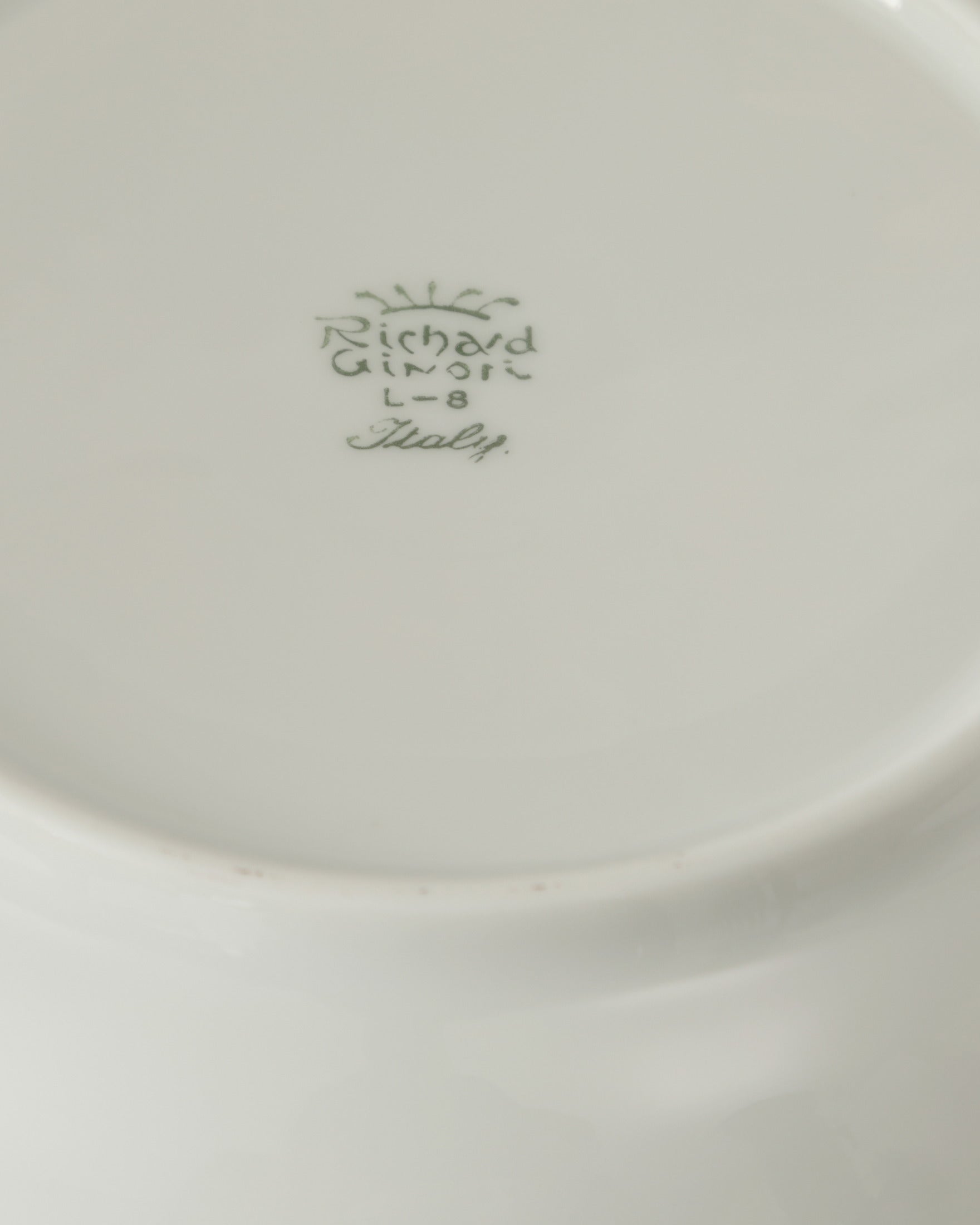 Ginori 70s service 24 plates, 12 soup plates, 12 dessert plates, 5 served plates