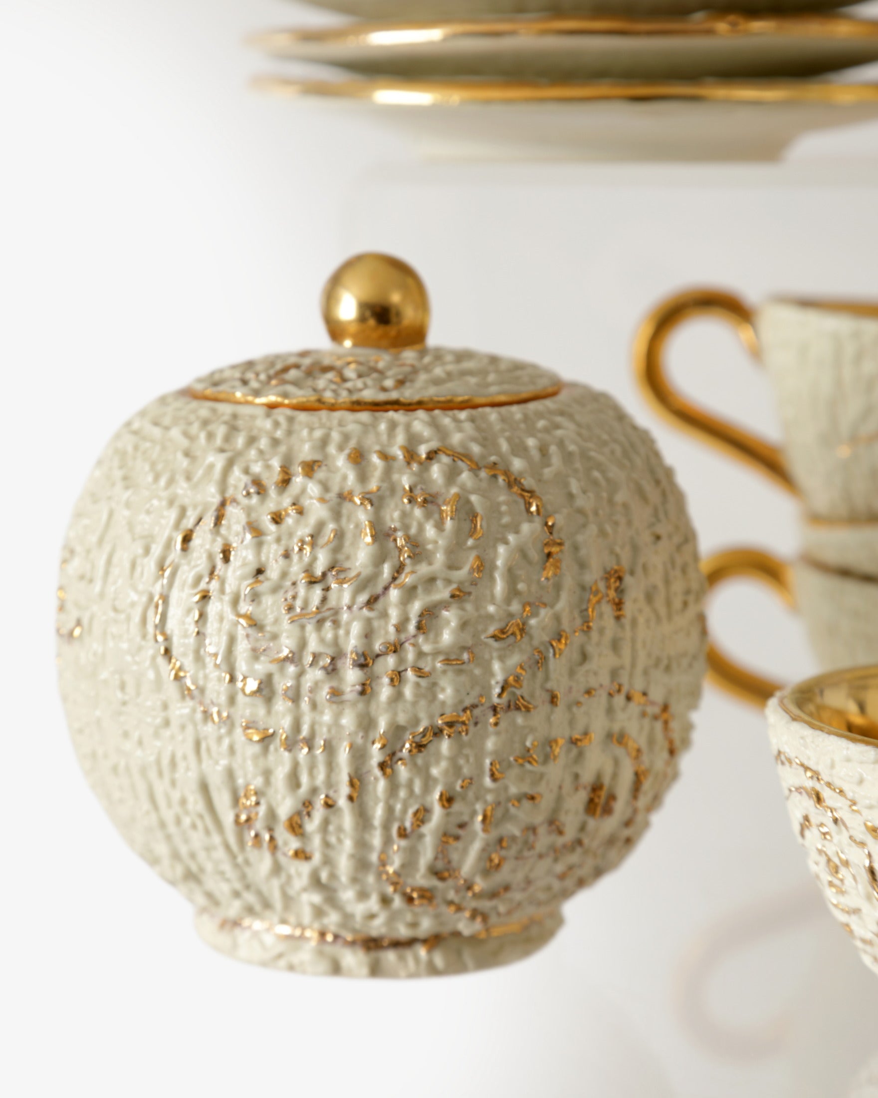 Civita Castellana tea set from the 1960s