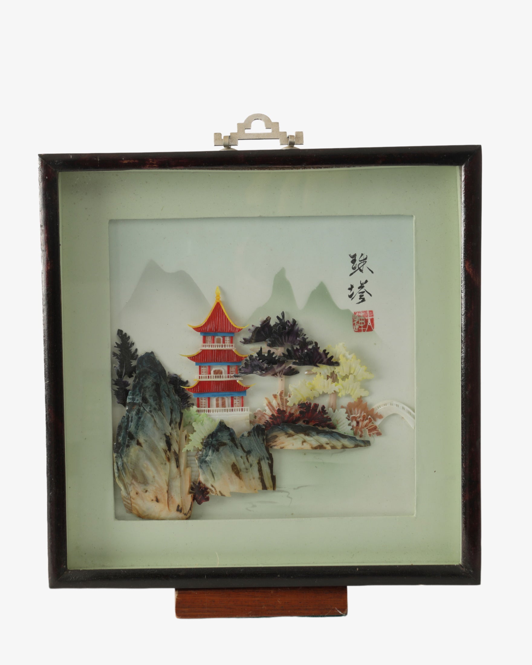 Pair of Japanese Diorama Paintings from the 1970s