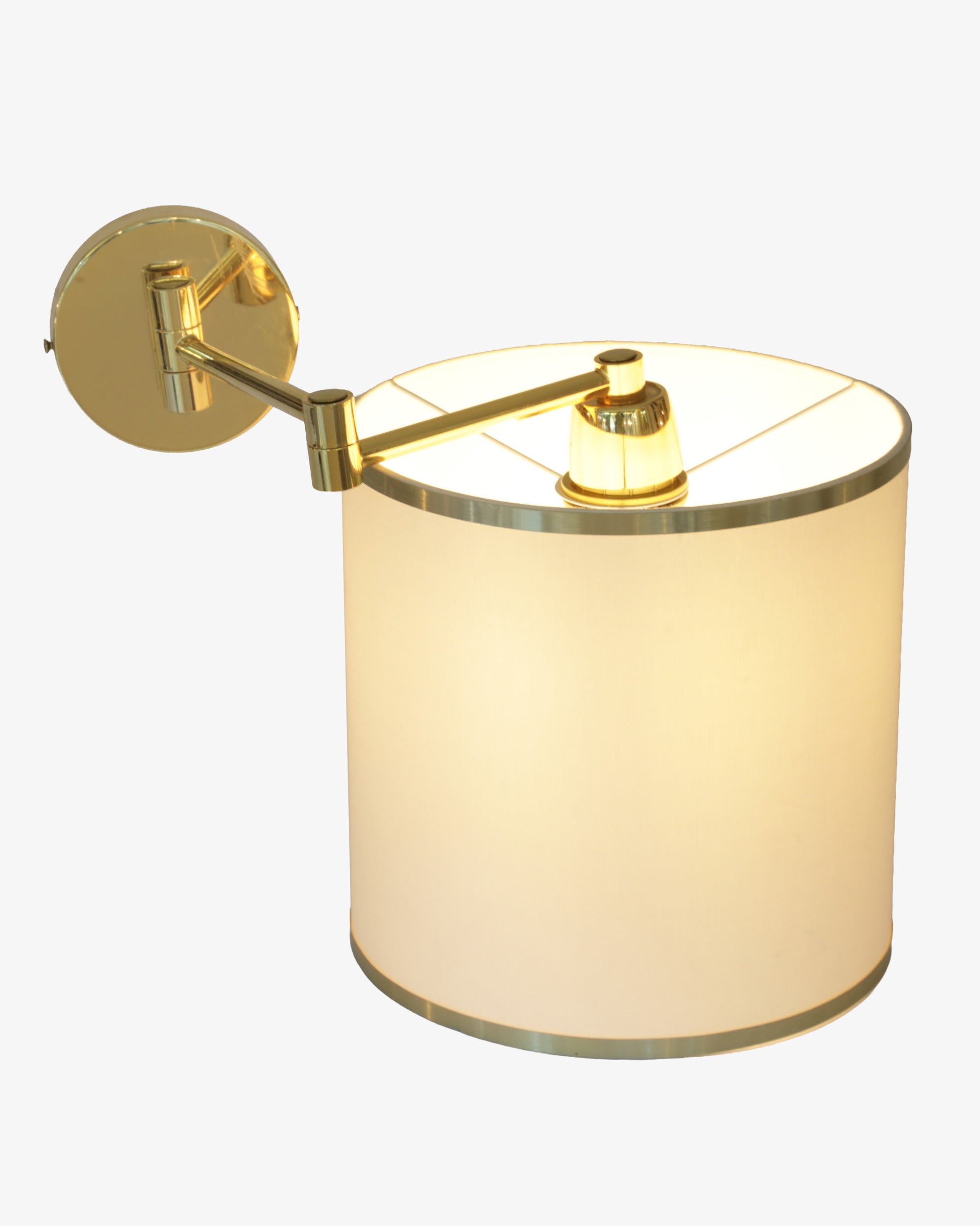 Pair of adjustable 1970s wall lamps
