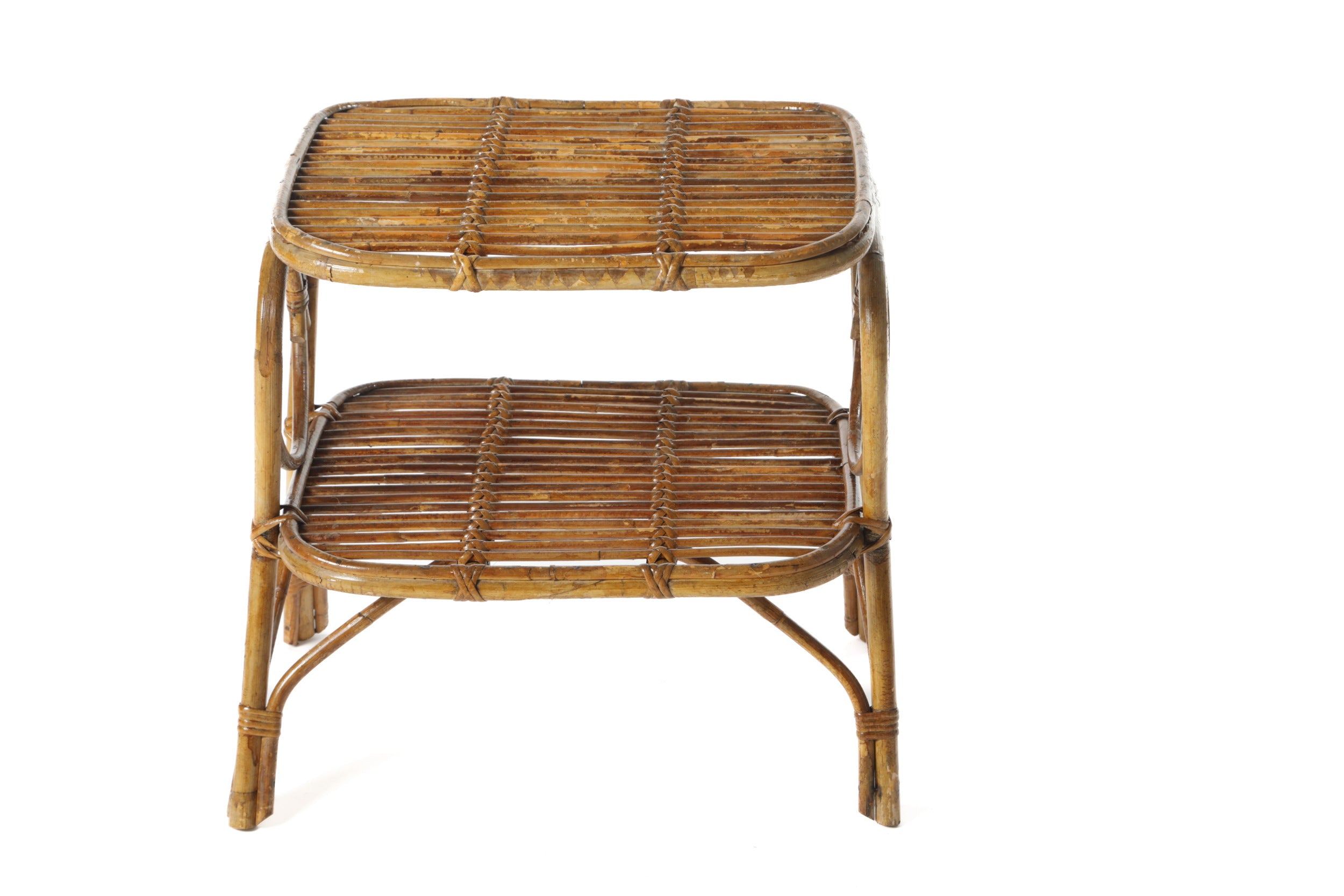 1960s bamboo coffee table