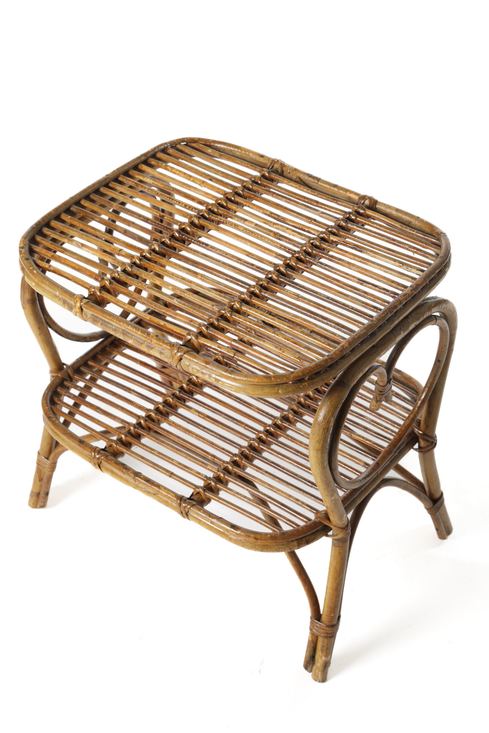 1960s bamboo coffee table