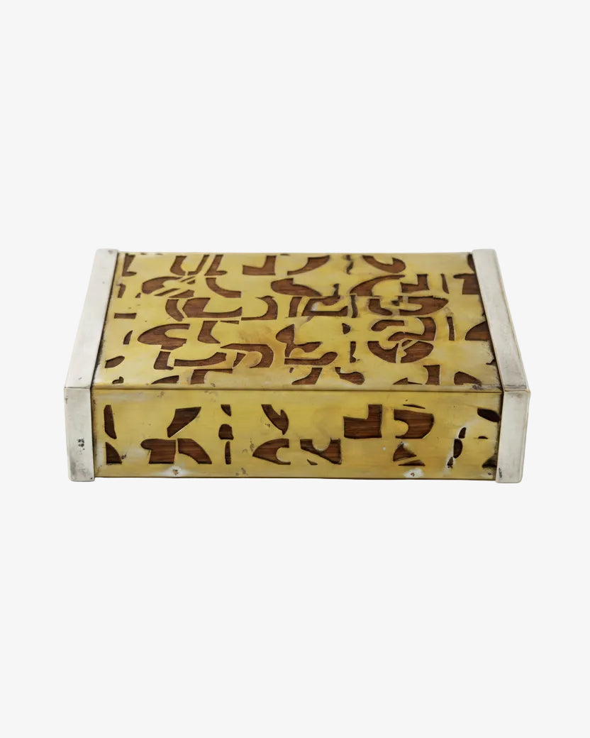 Scatola inox 30x15x6cm - con manici - 1 pz