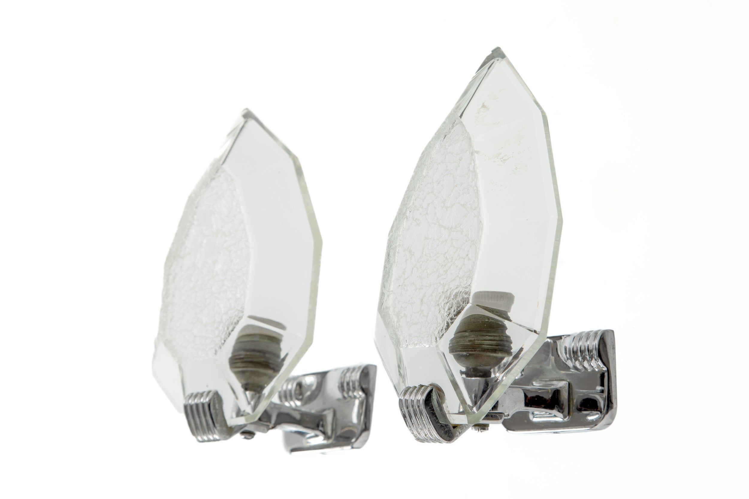Pair of 70s wall lamps