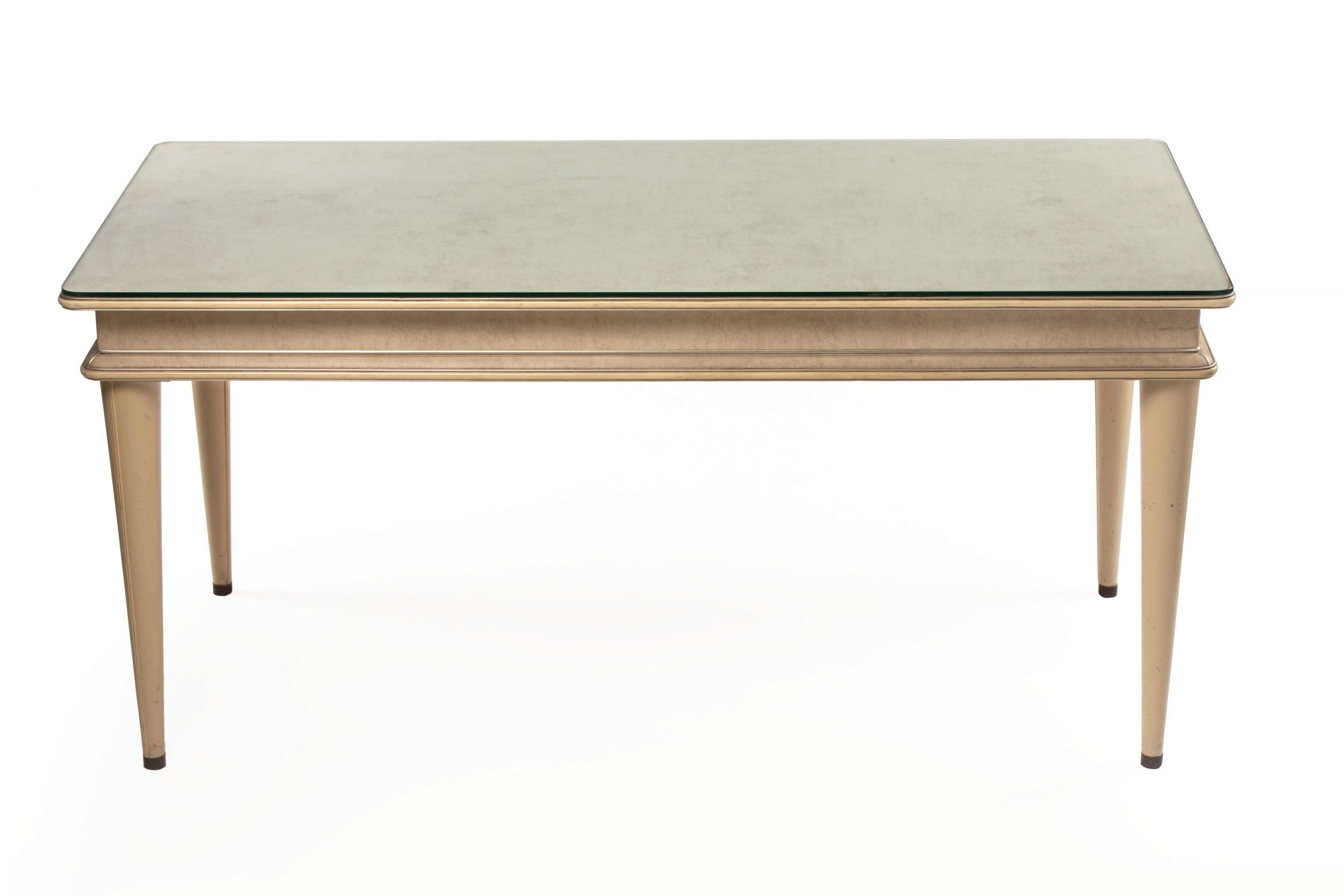 Umberto Mascagni table from the 50s in ivory skai