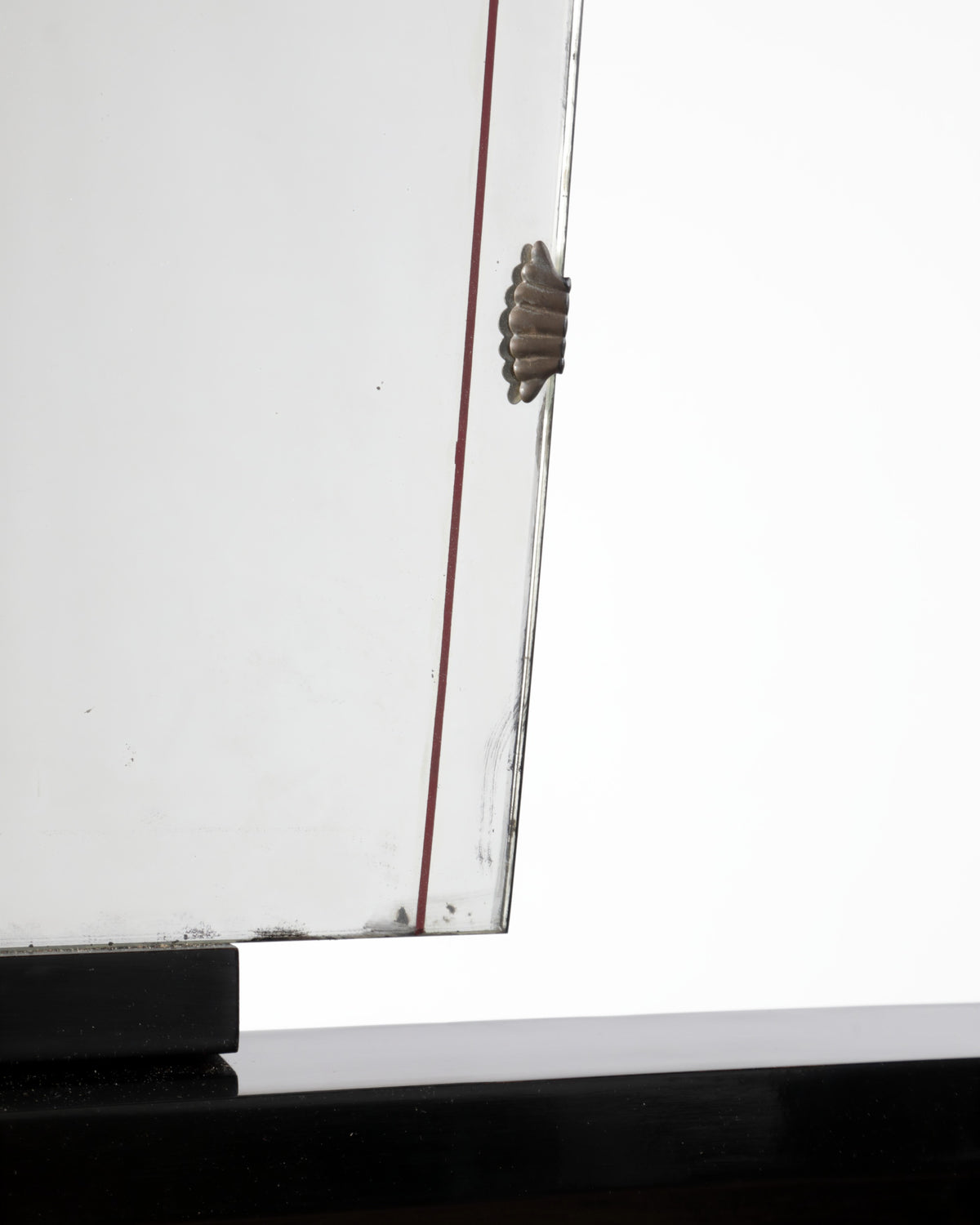 1950s console table with mirror