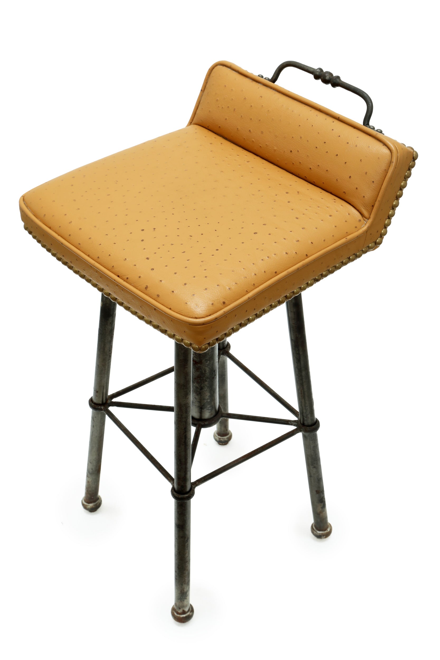 Six ostrich-like stools