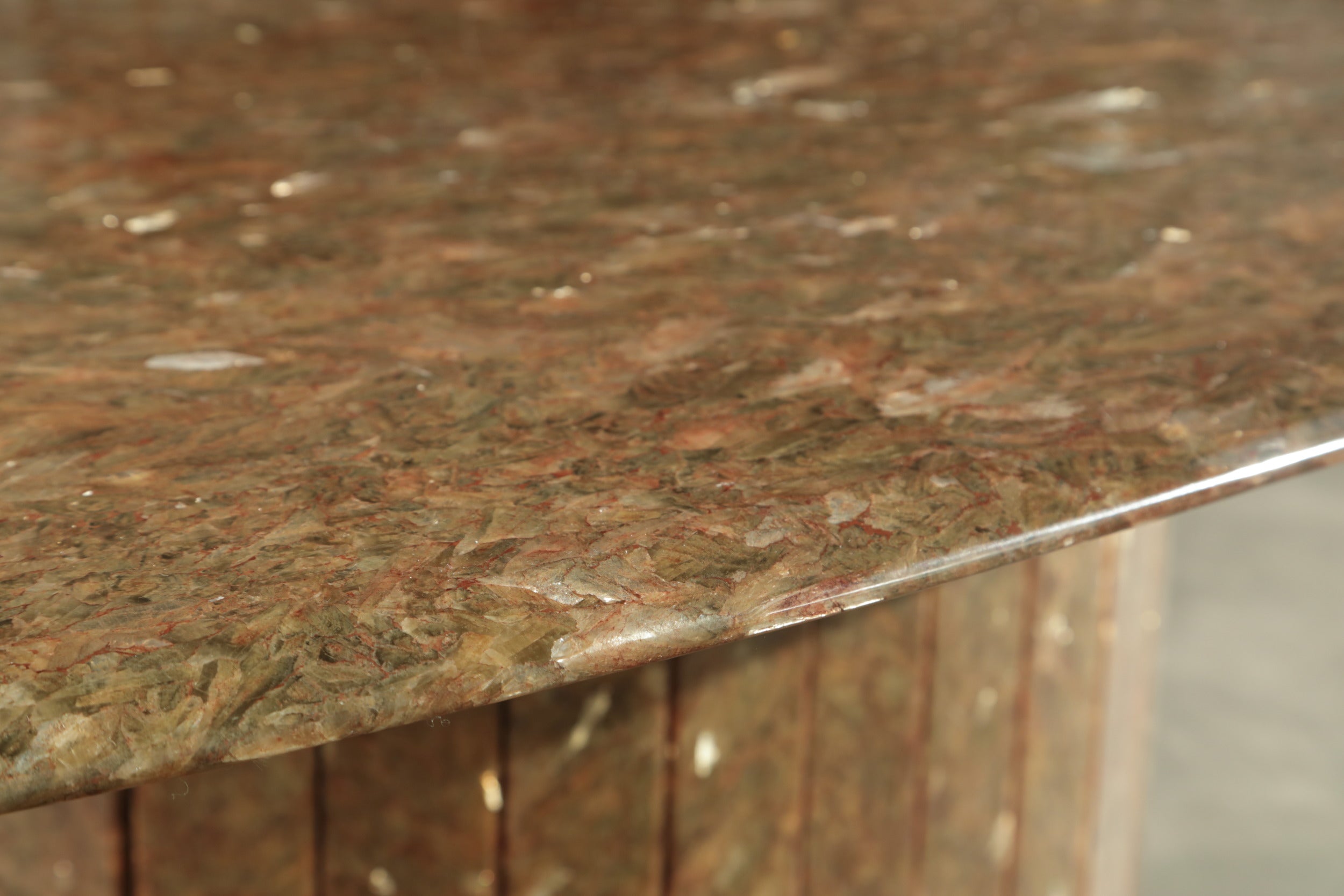 Jean Charles labradorite oval table from the 70s
