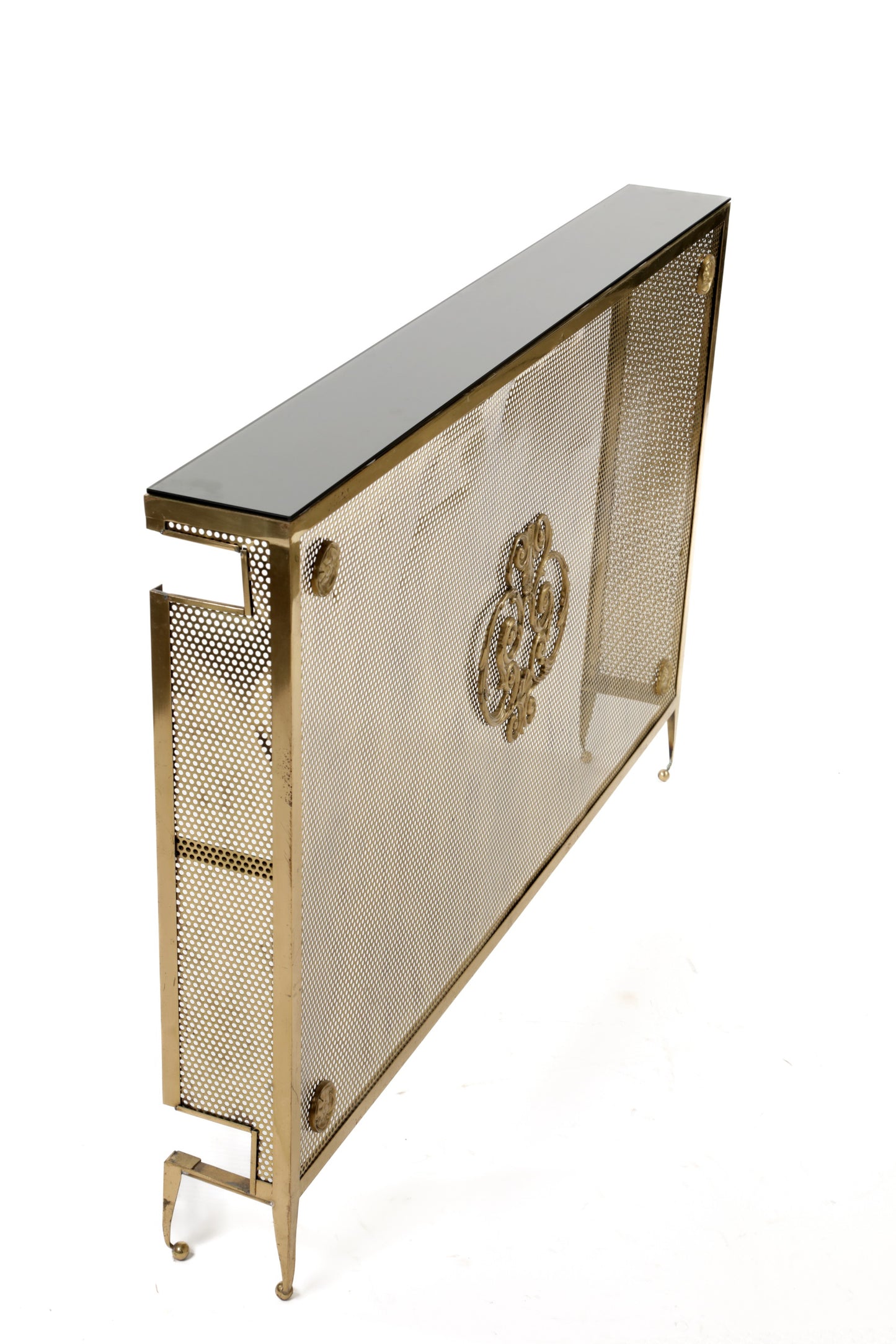 Consolle Copritermosifone ottone anni 60 reinterpretato t r i p l e f