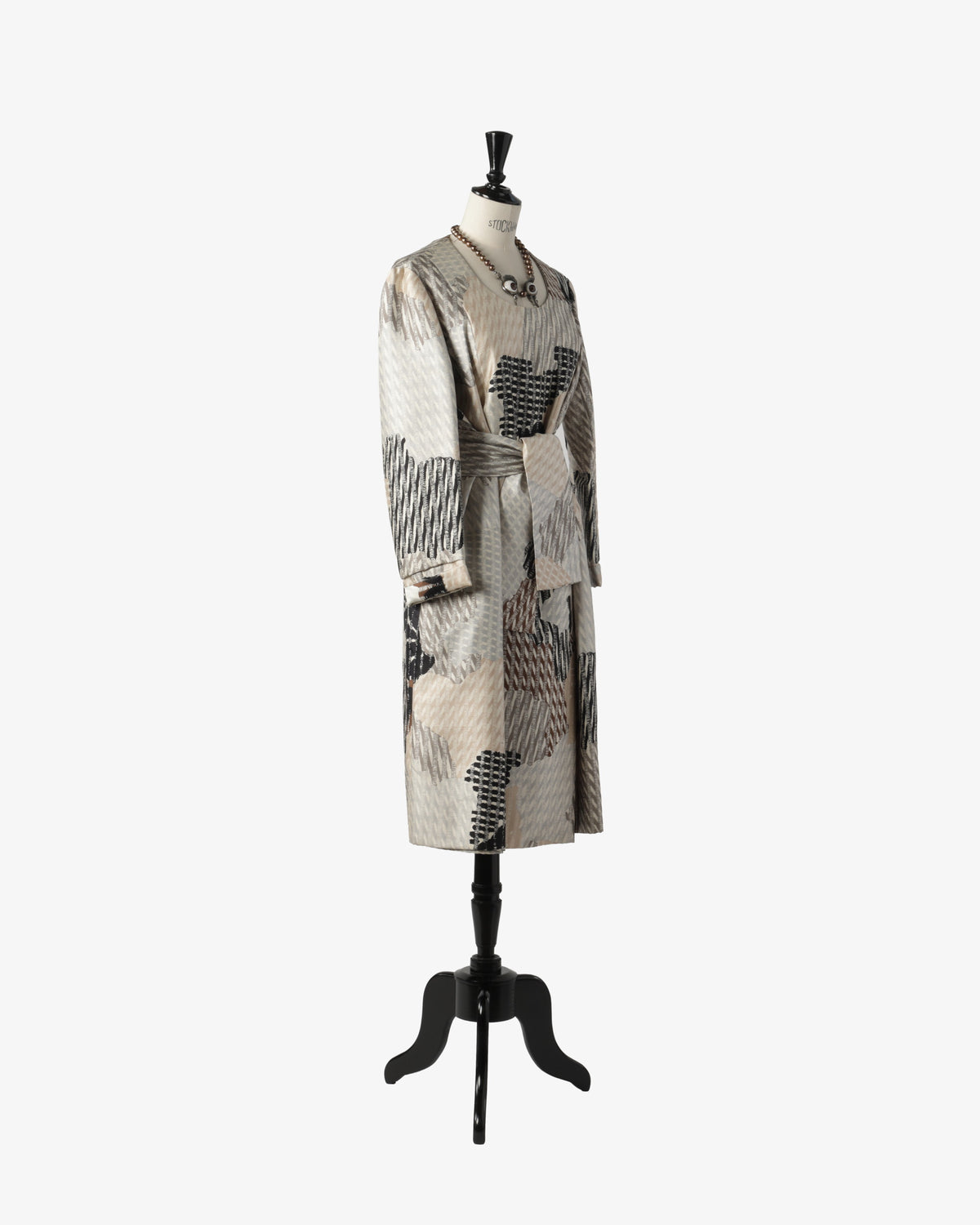 70s Baroque high fashion shirt dress