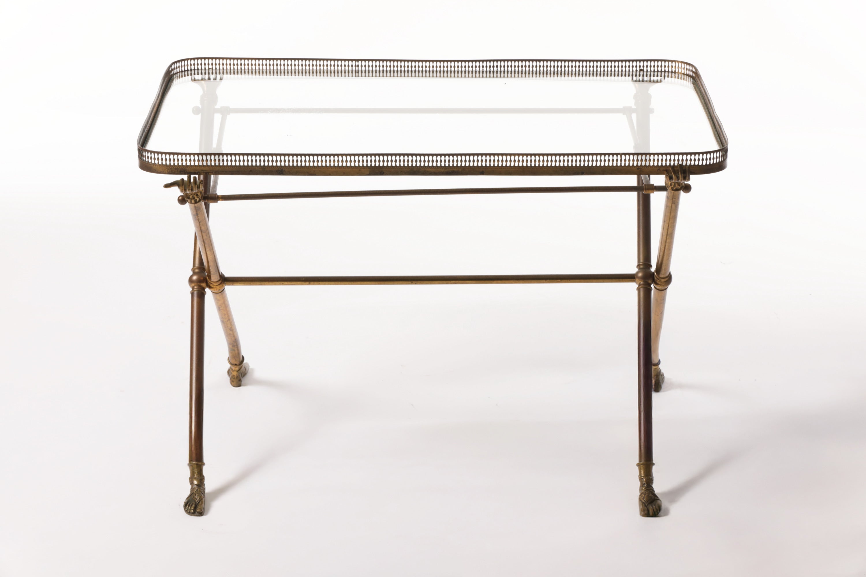 60's hand and foot table