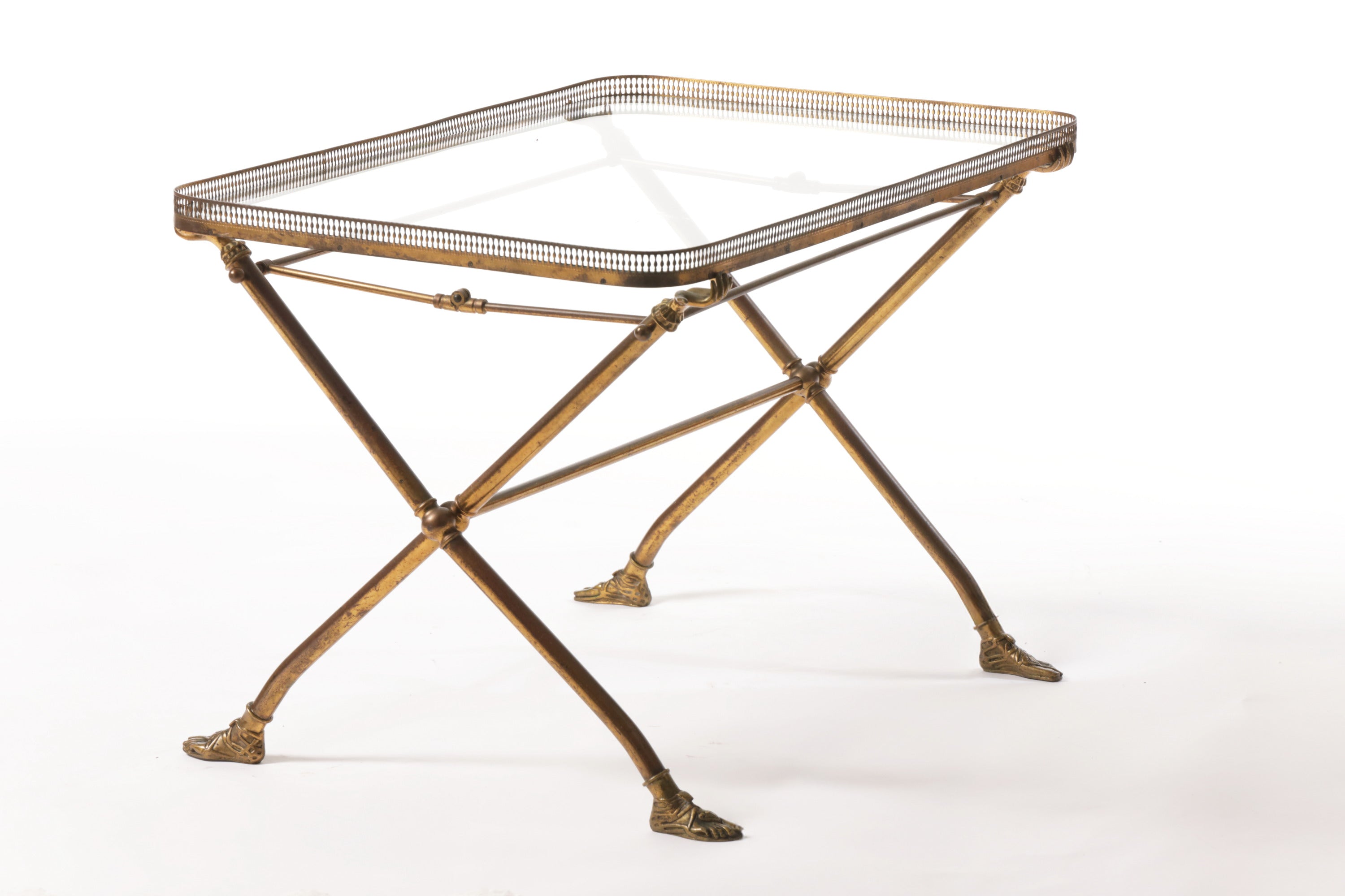 60's hand and foot table
