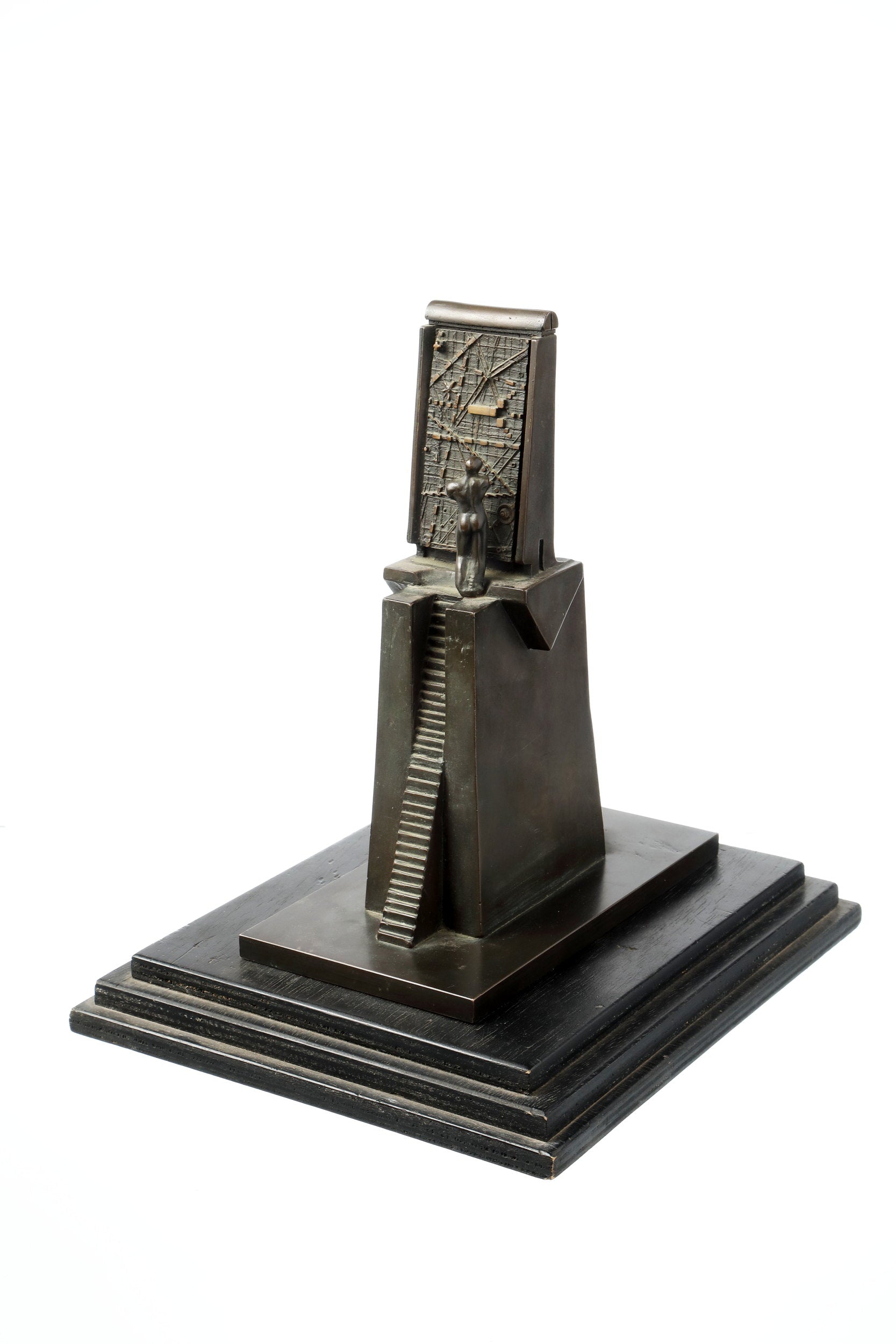 Bronze sculpture Spaeculum Aevi by Paolo Guiotto