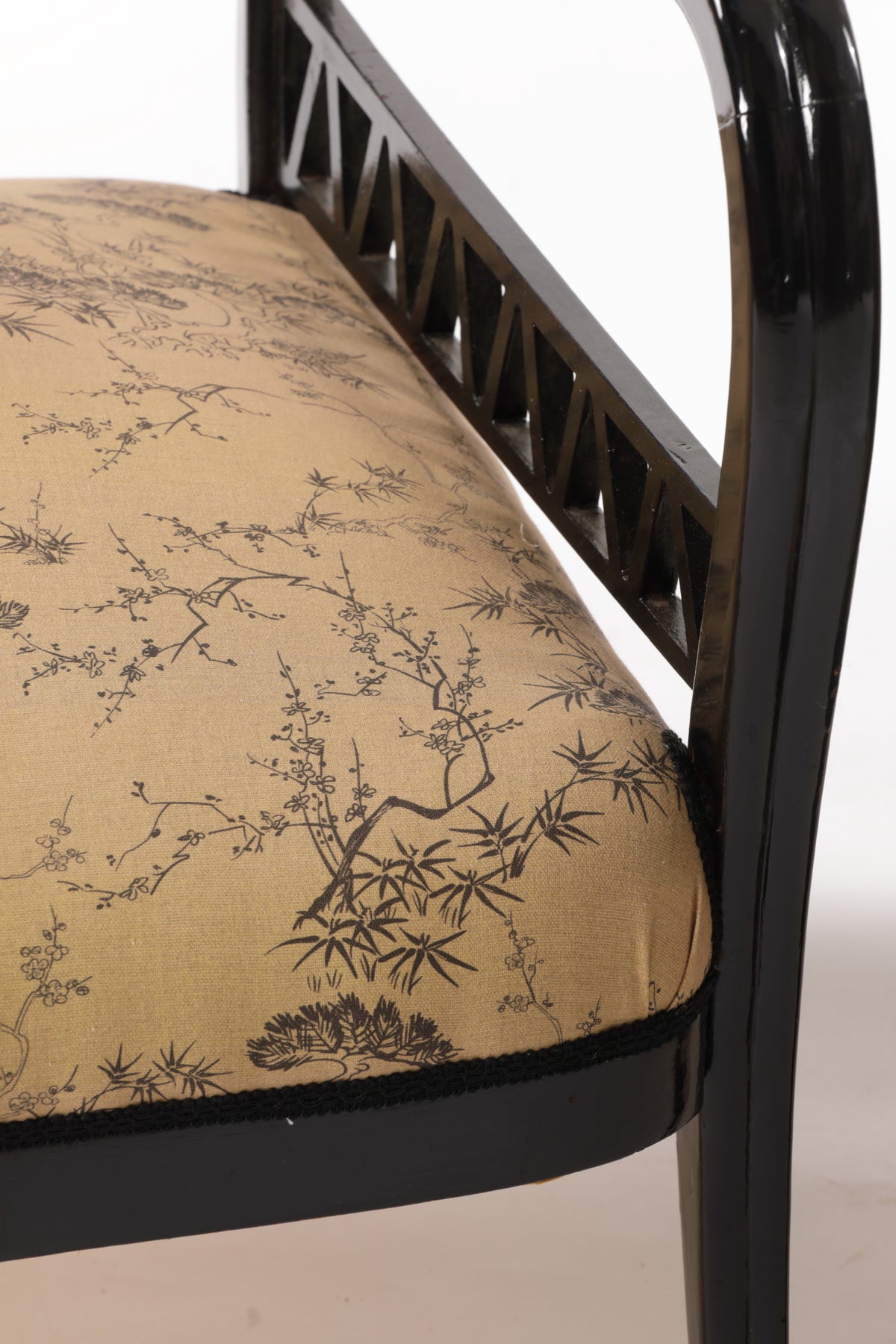 Pair of armchairs attributed to Paolo Buffa reinterpreted by triplef