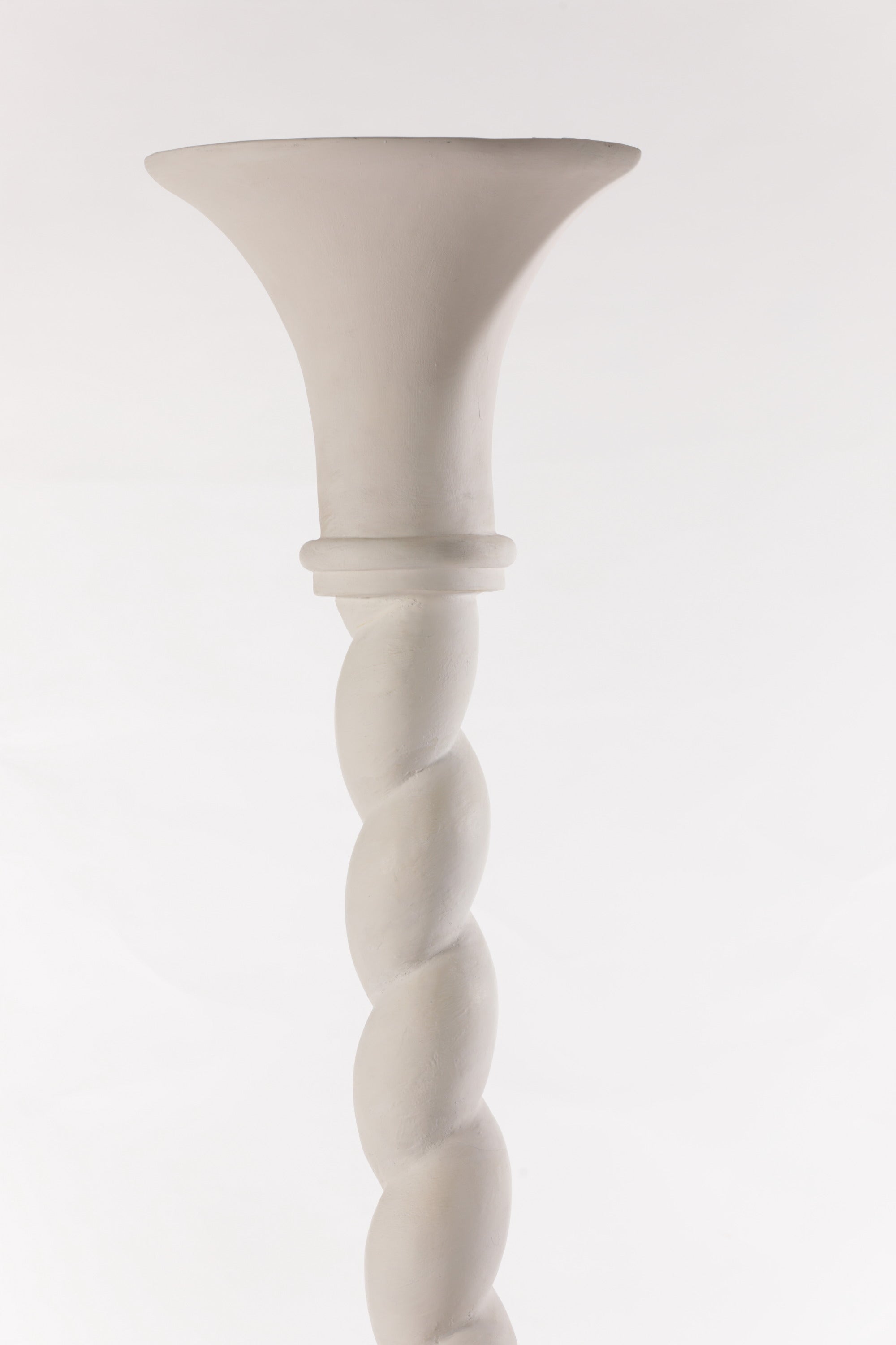French plaster torchon lamp from the 1940s