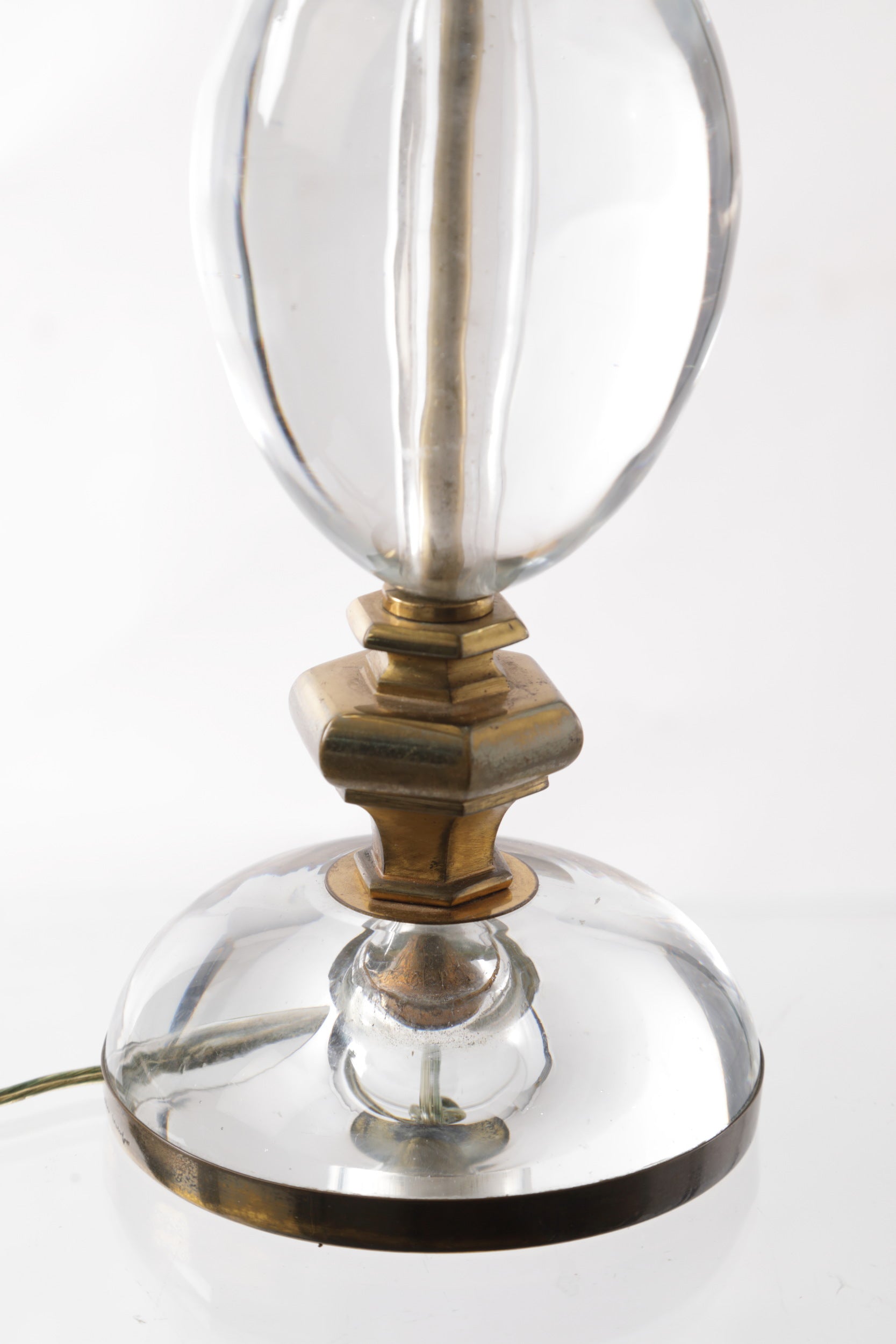 Gabriella Crespi glass egg lamp from the 70s
