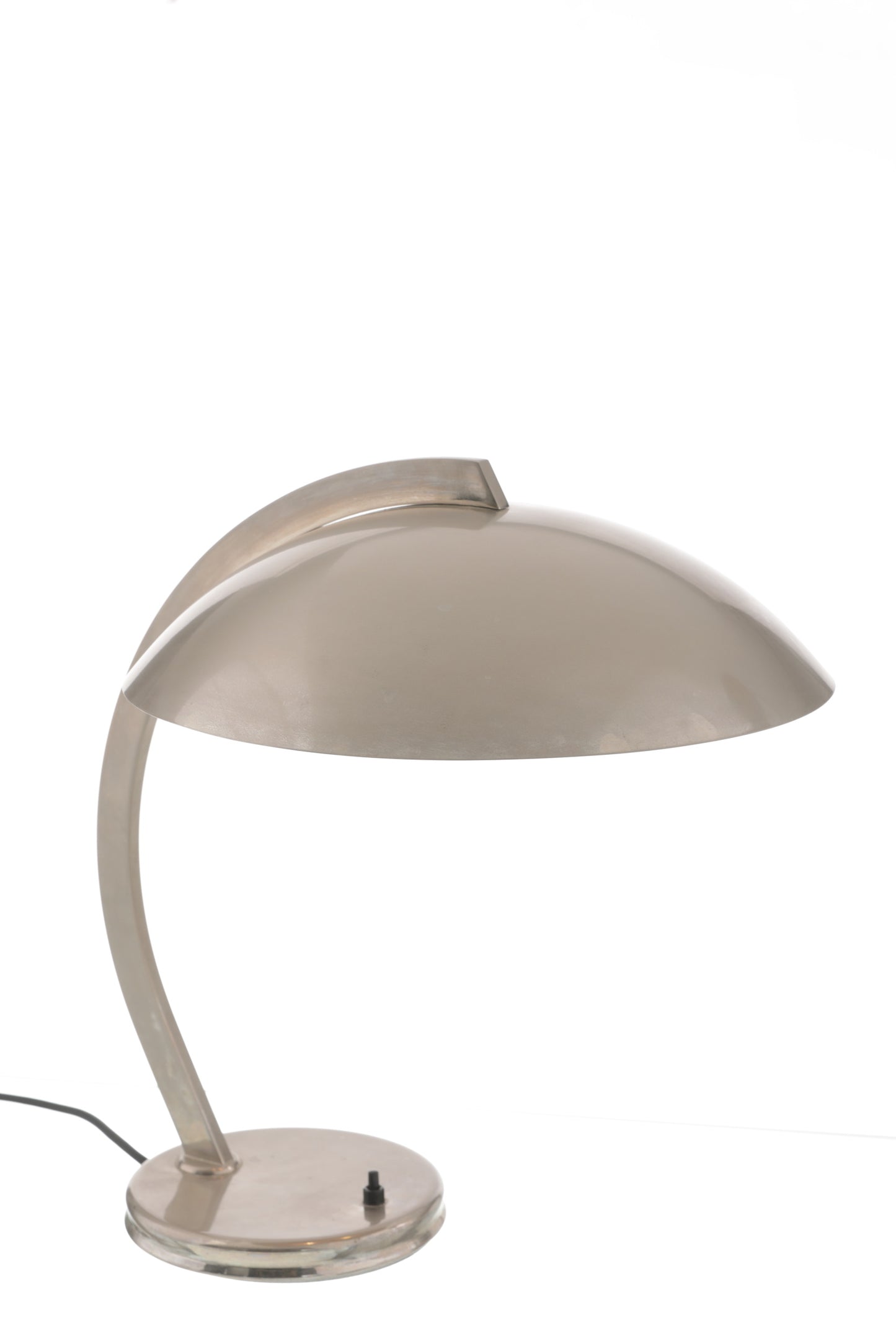 Lampada da tavolo acciaio anni 50 Egon Hillebrand