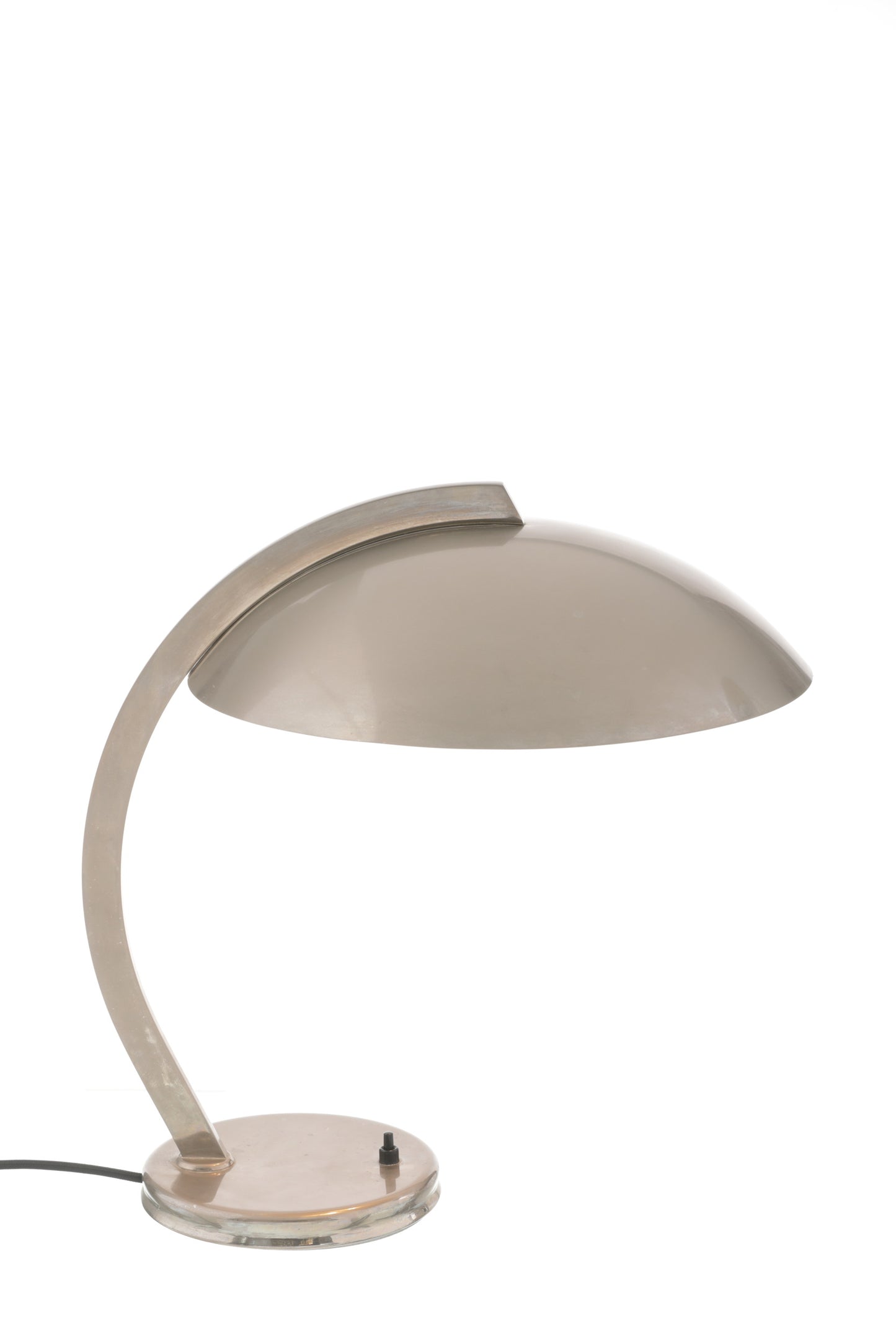 Lampada da tavolo acciaio anni 50 Egon Hillebrand