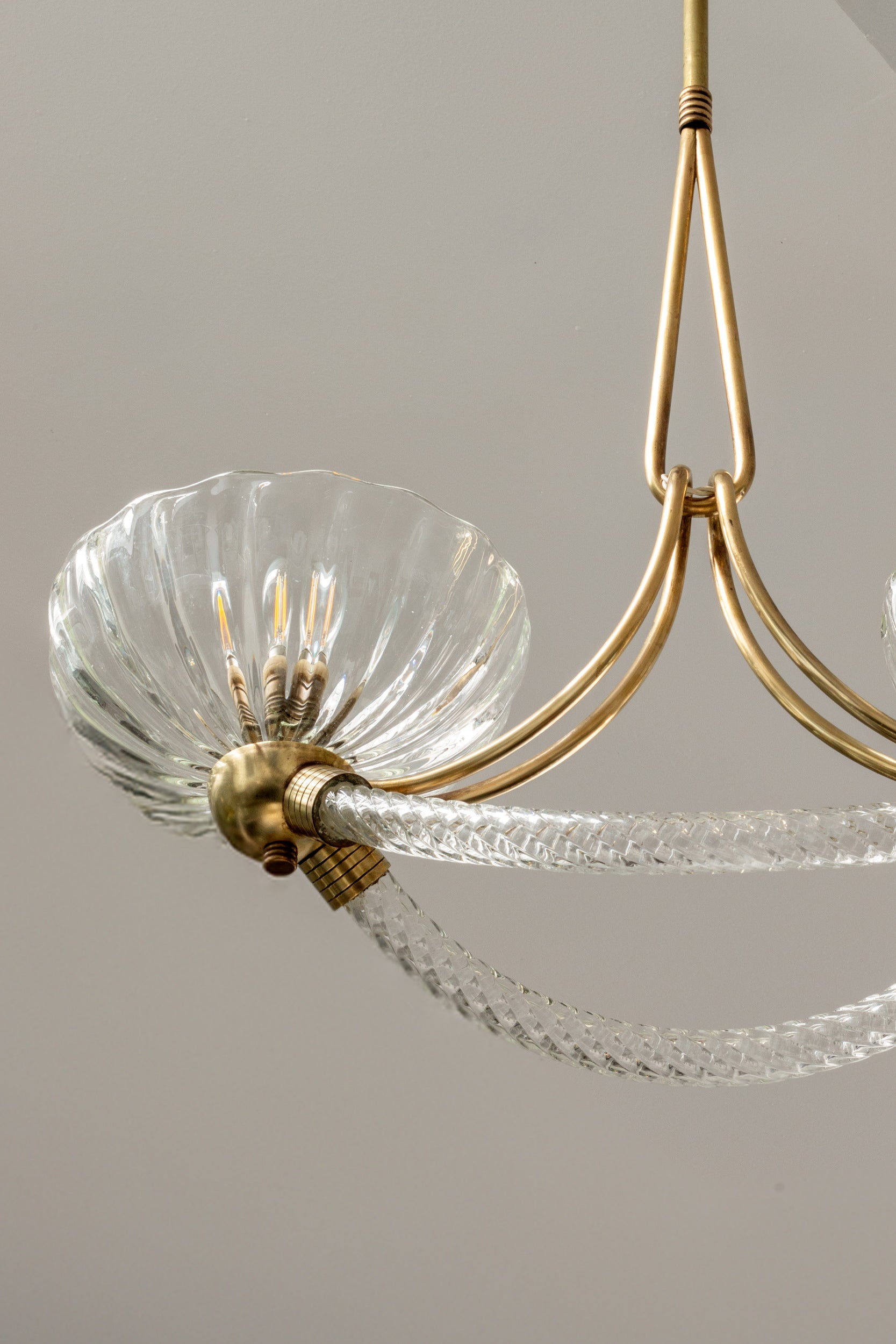 Barovier and Toso chandelier from the 40s