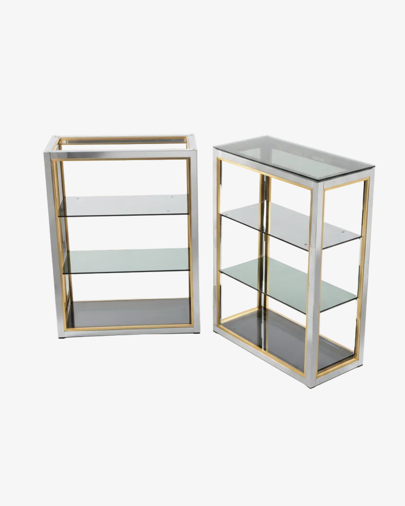 Pair of 70s Romeo Rega bookcases