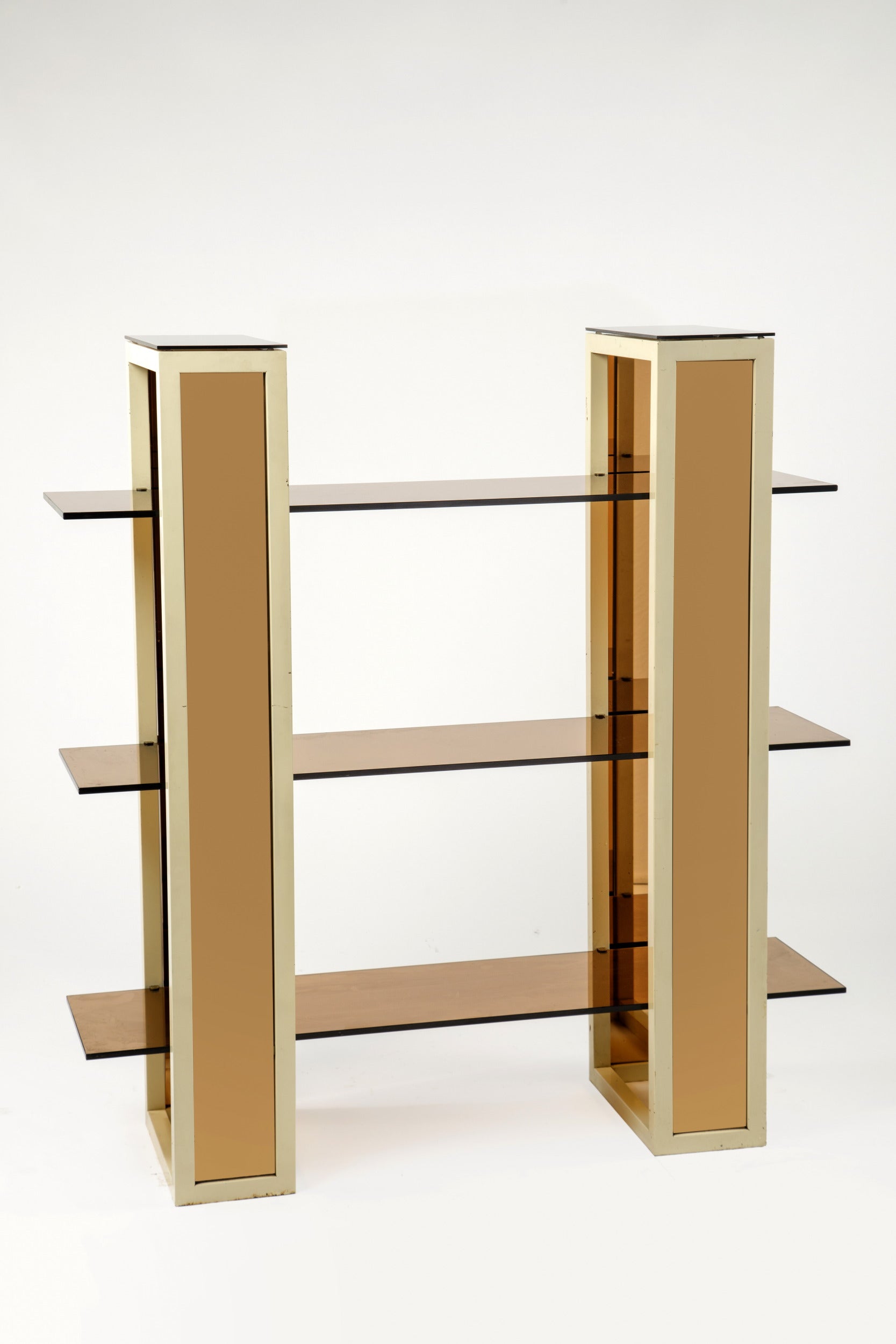 1970s lacquered bookcase