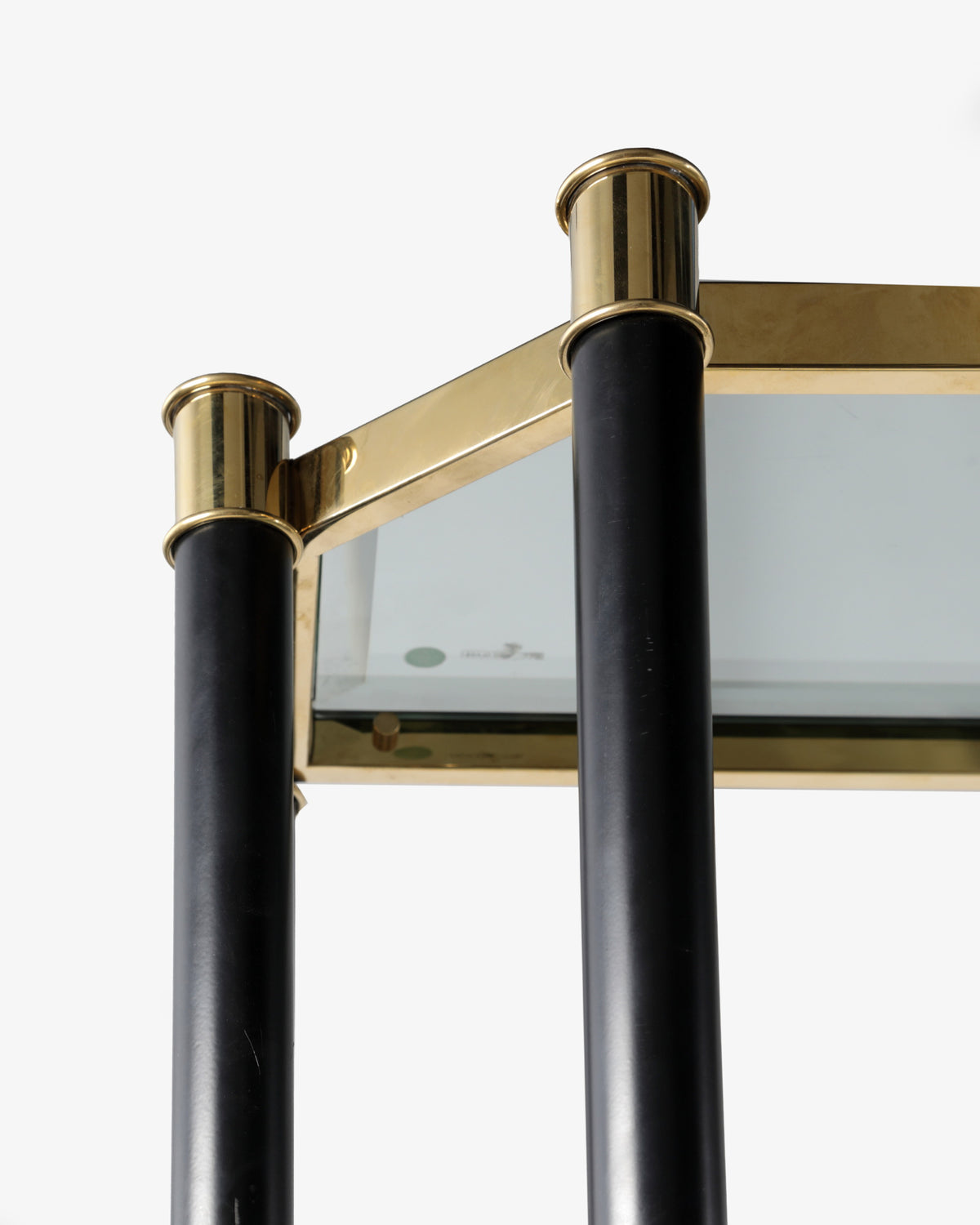 Black lacquered bookcase from the 2000s
