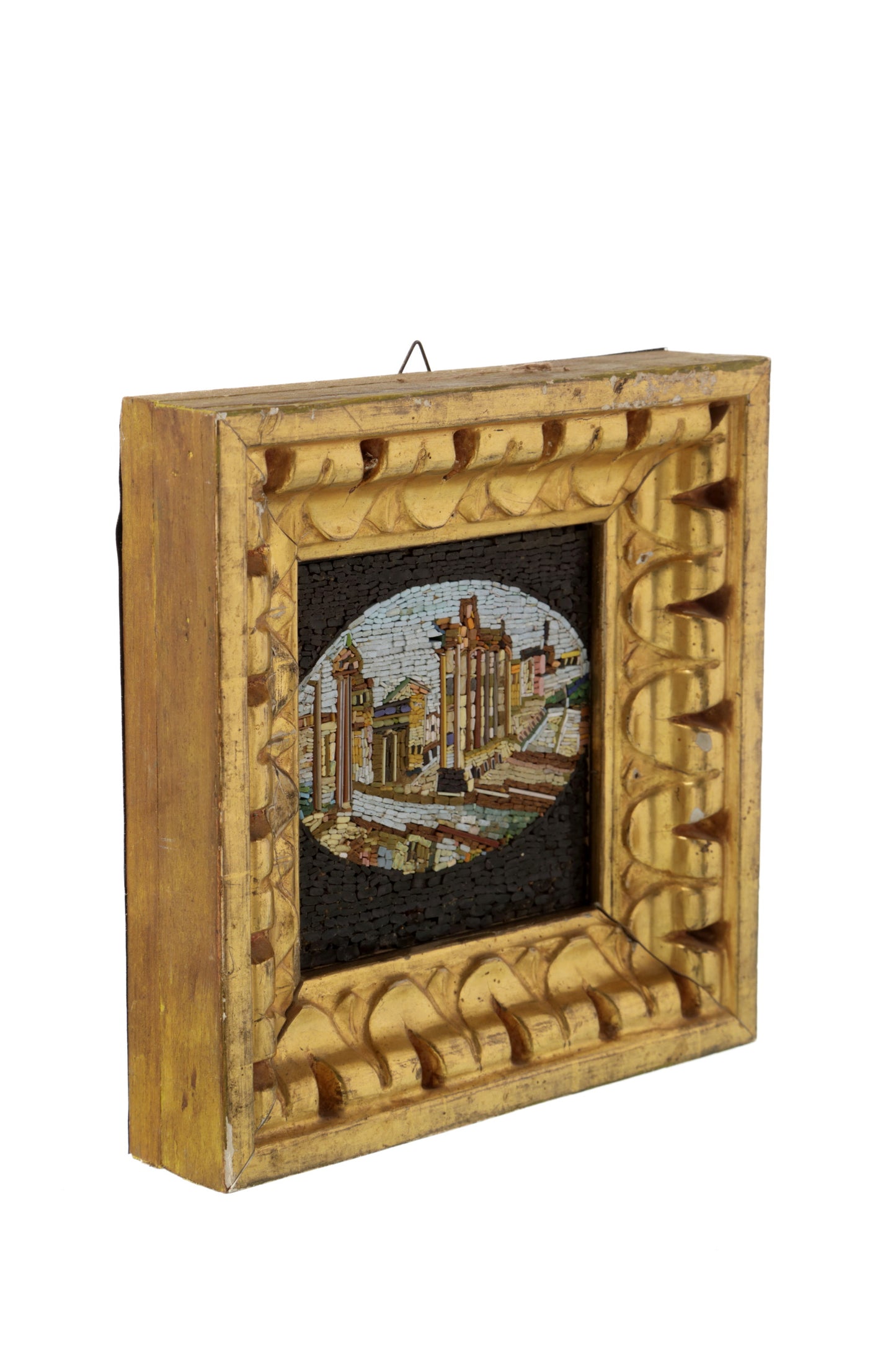 Mosaico Minuto cornice oro 900