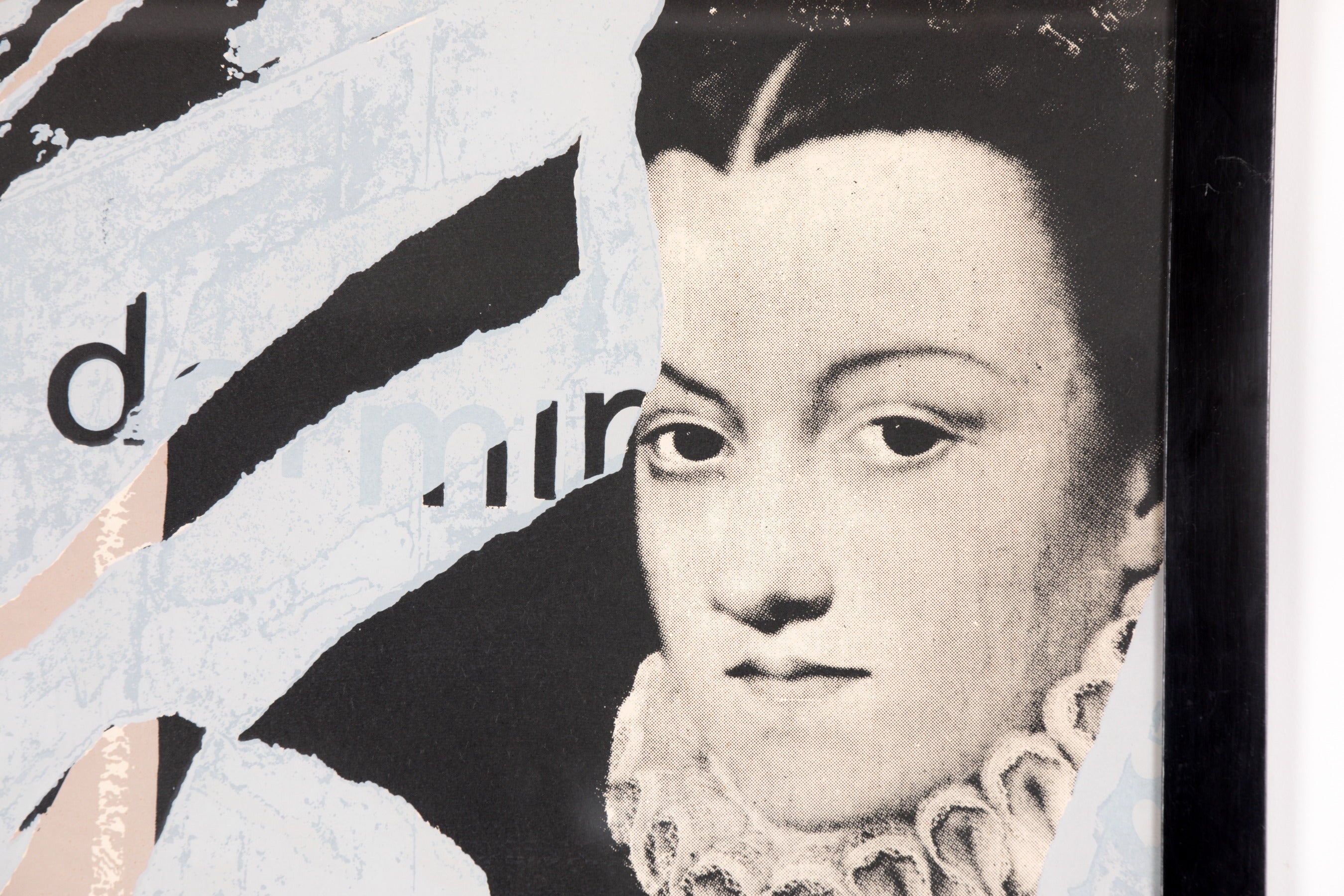 Mimmo Rotella silkscreen from the 70s