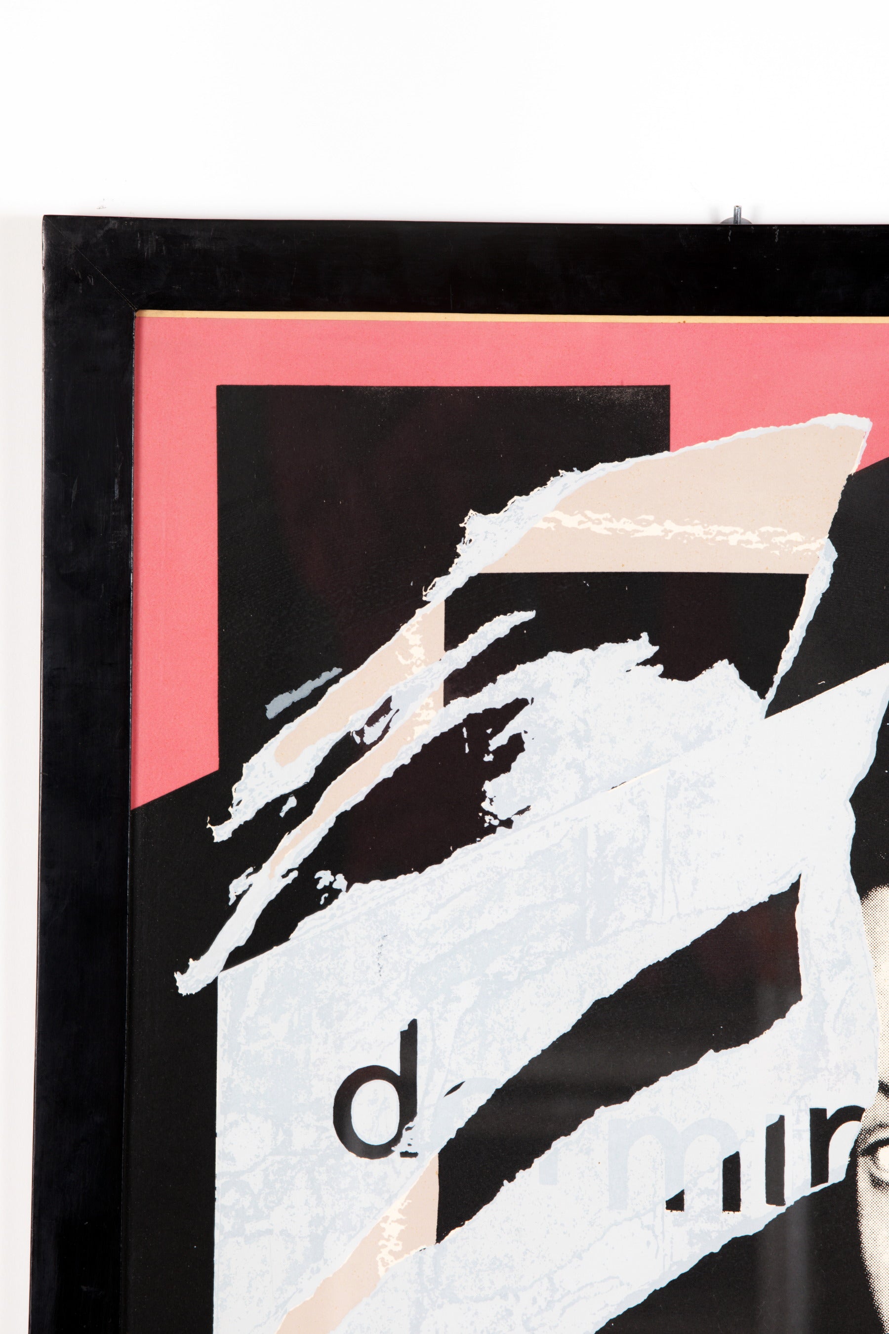Mimmo Rotella silkscreen from the 70s