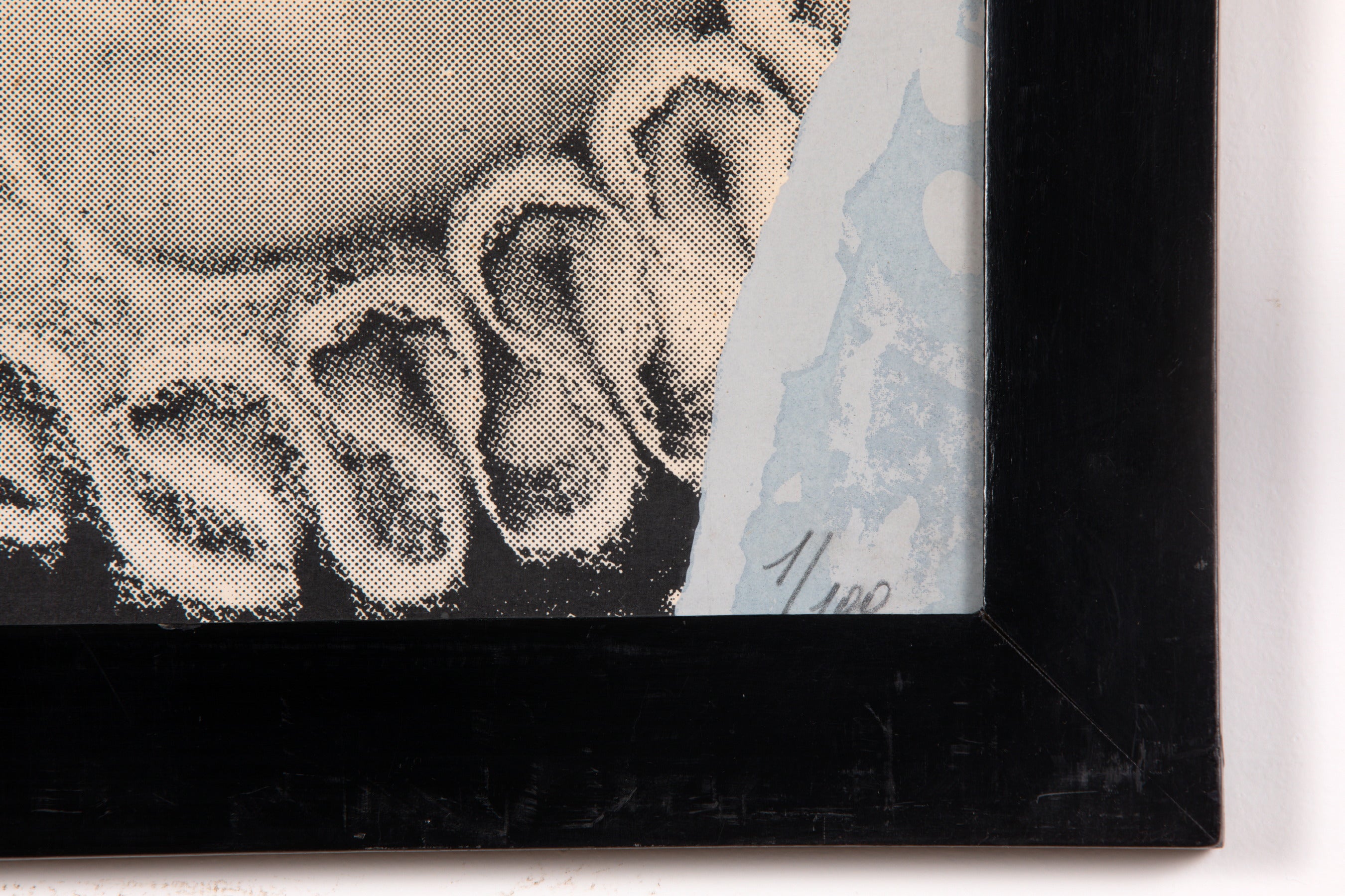 Mimmo Rotella silkscreen from the 70s