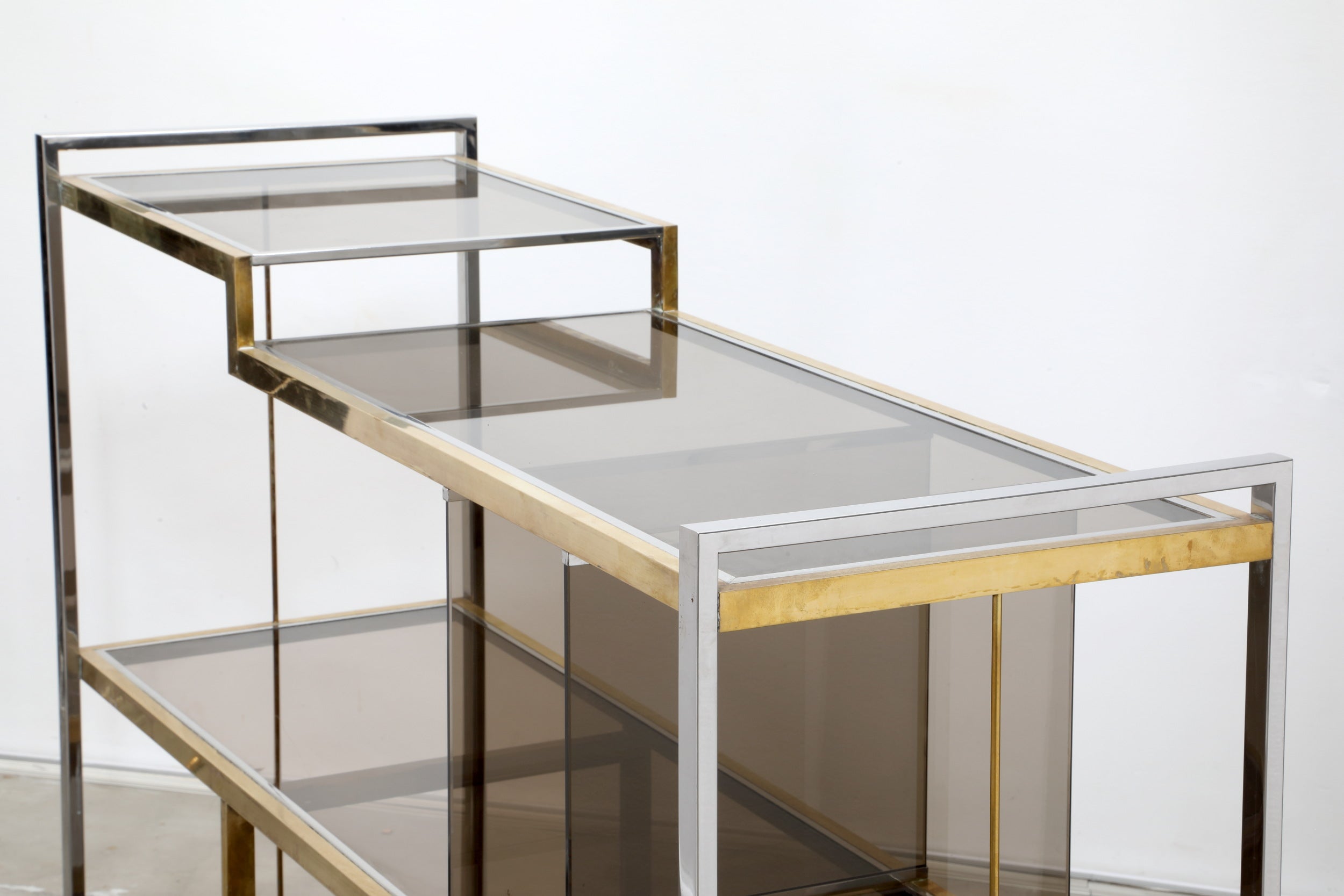1970s Serantoni & Arcangeli mobile bookcase