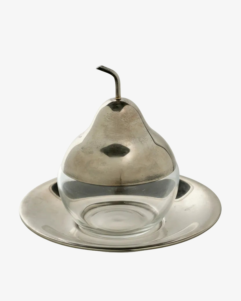 Steel and glass pear box from the 70s