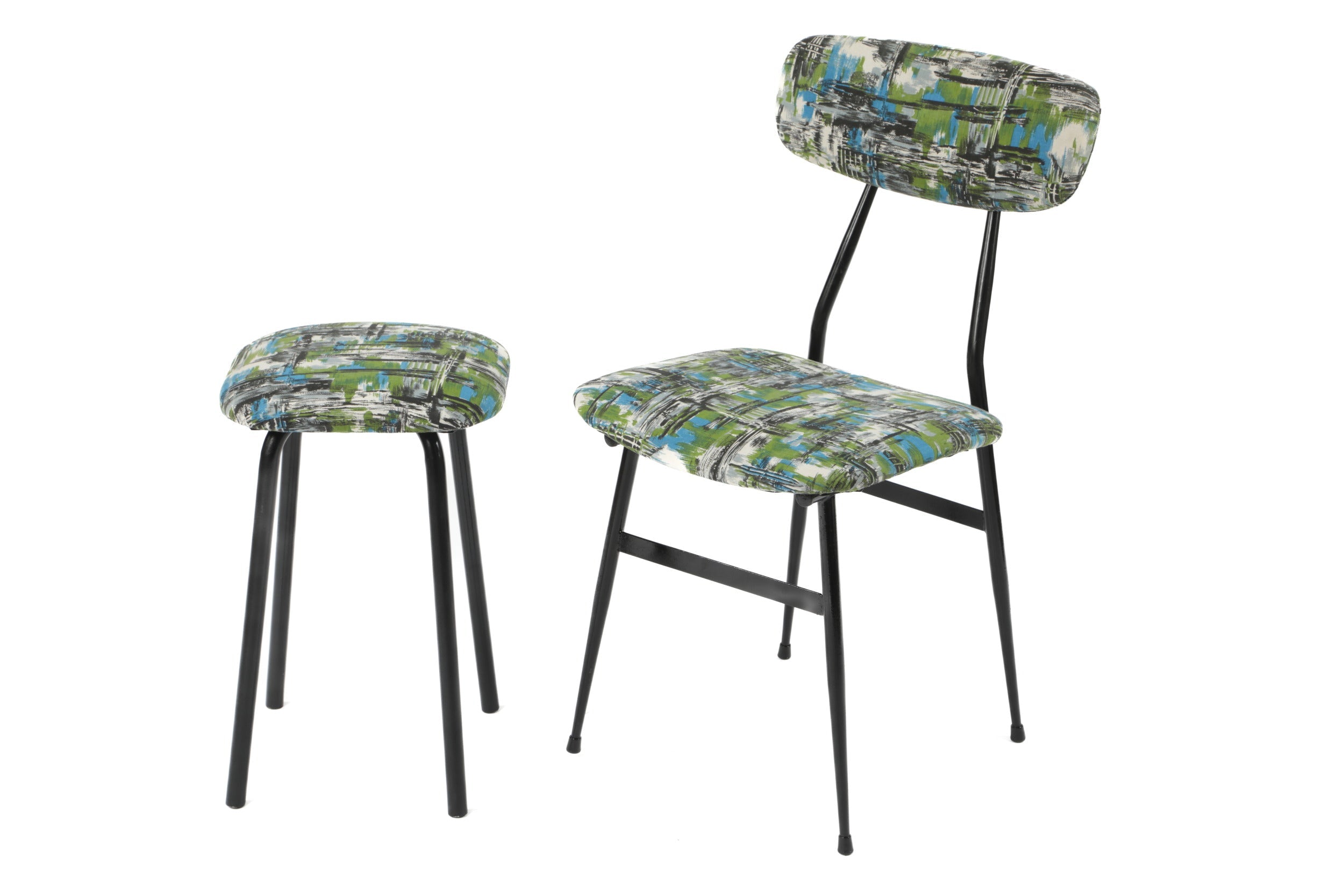Small chair with bench from the 60s