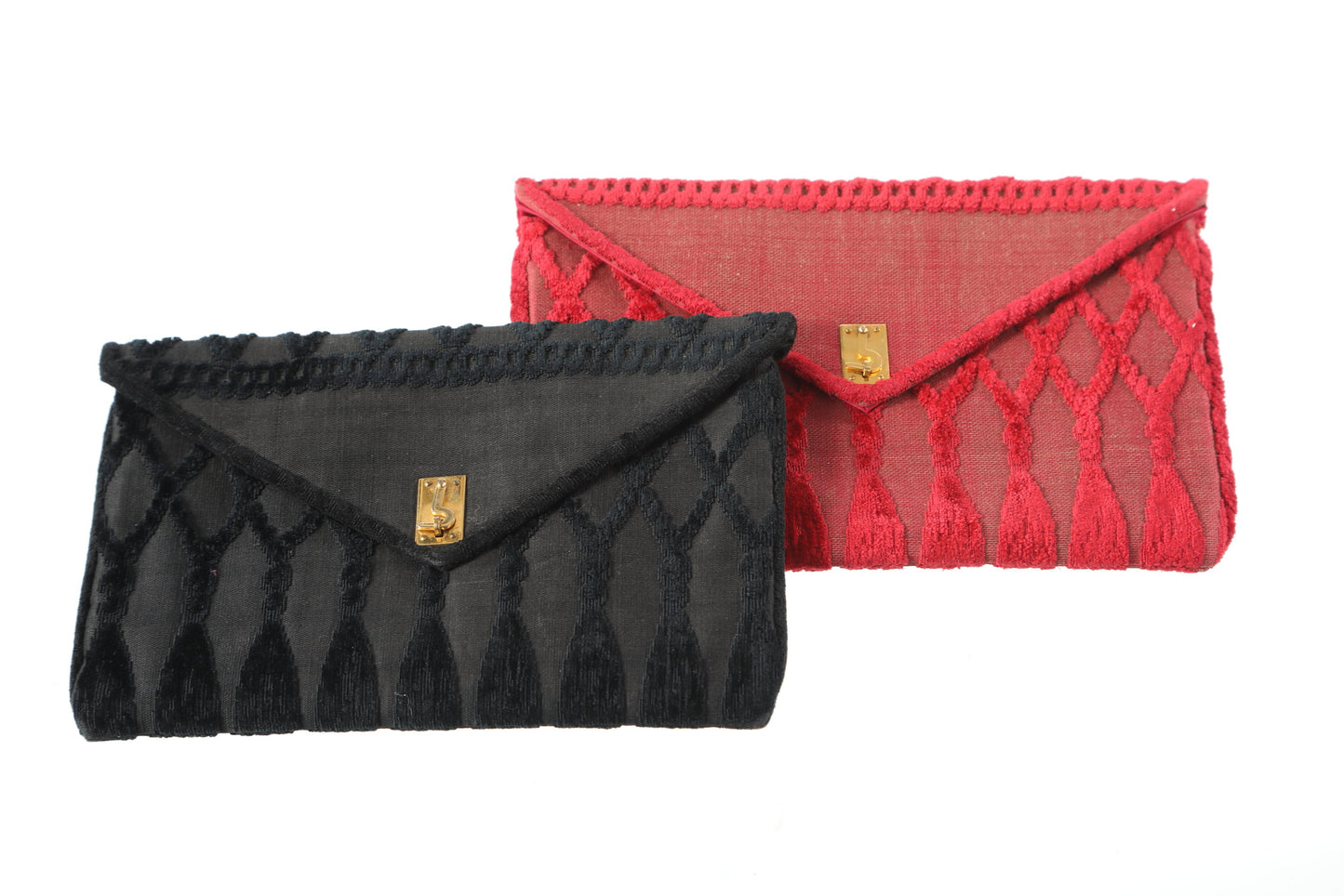 Pochette Roberta di Camerino anni 60 velluto Rubelli