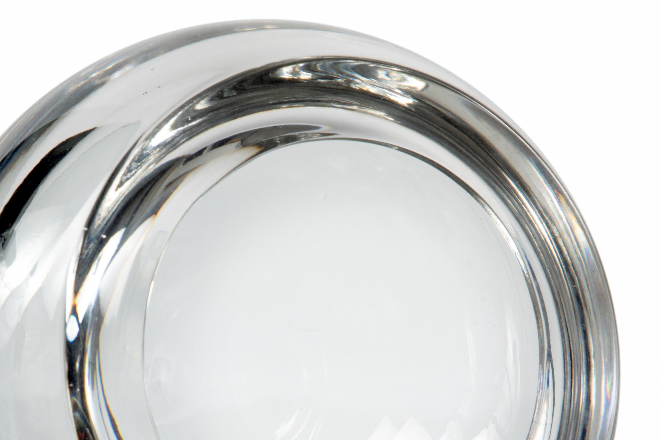 Crystal windproof ashtray from the 70s