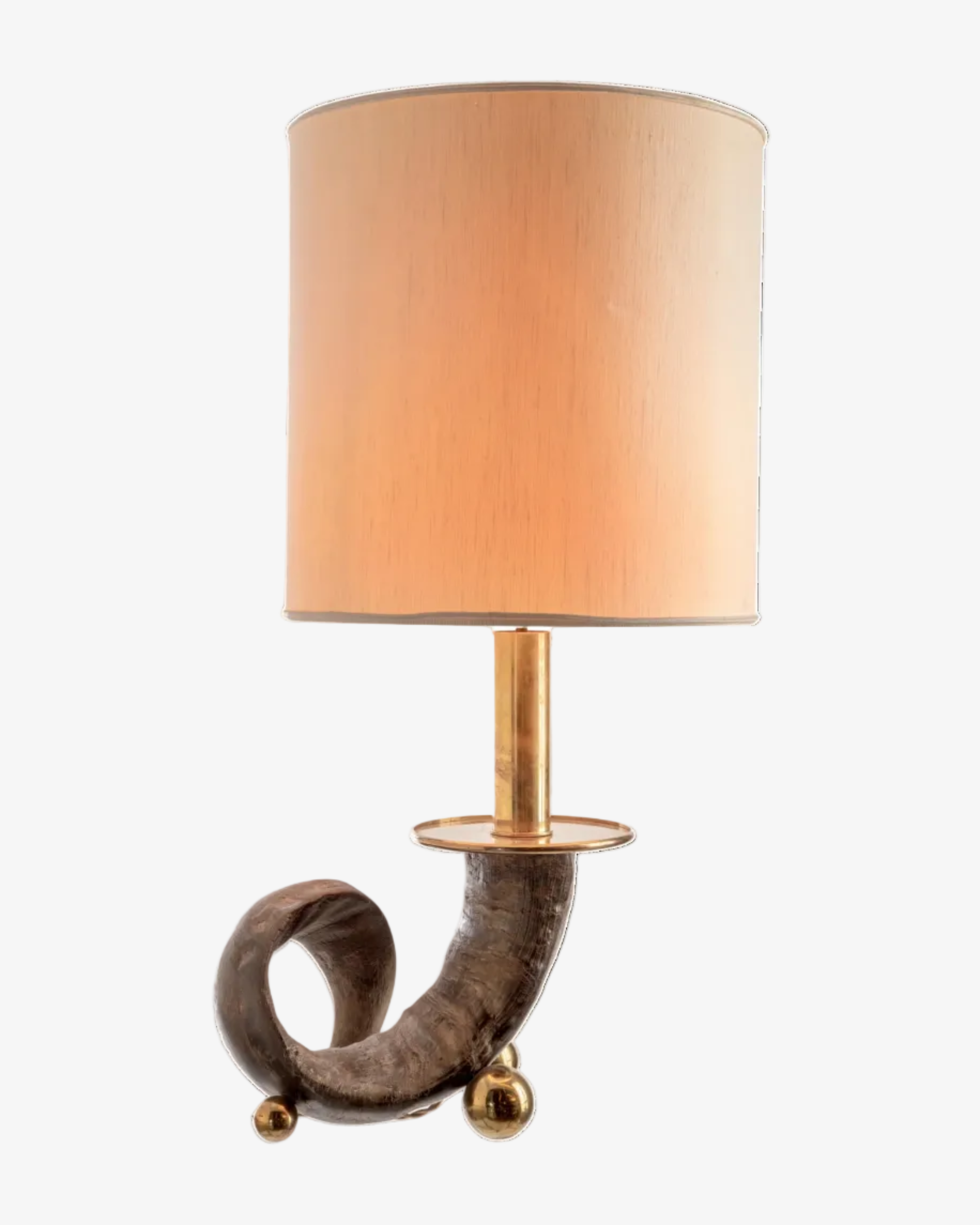 Gabriella Crespi horn lamp base from the 70s