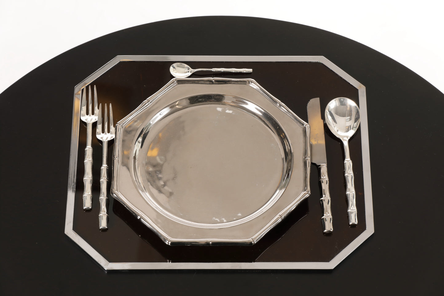 Servizio Posate bamboo argentato S. Marco