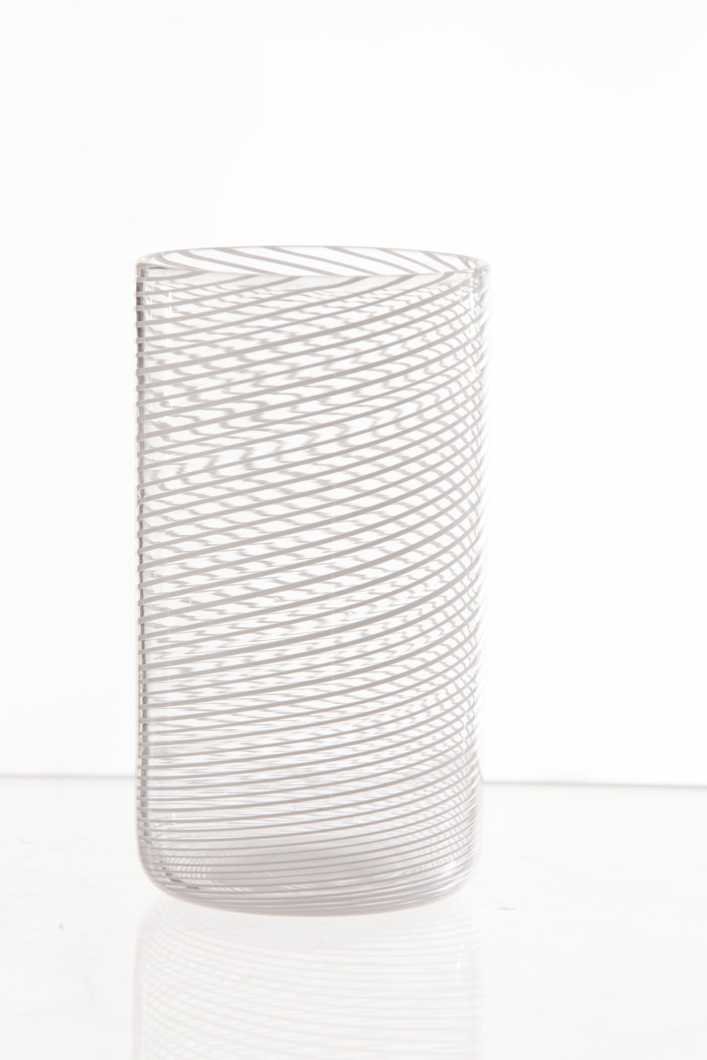 Servizio Bicchieri vetro di Murano filigrana anni 50